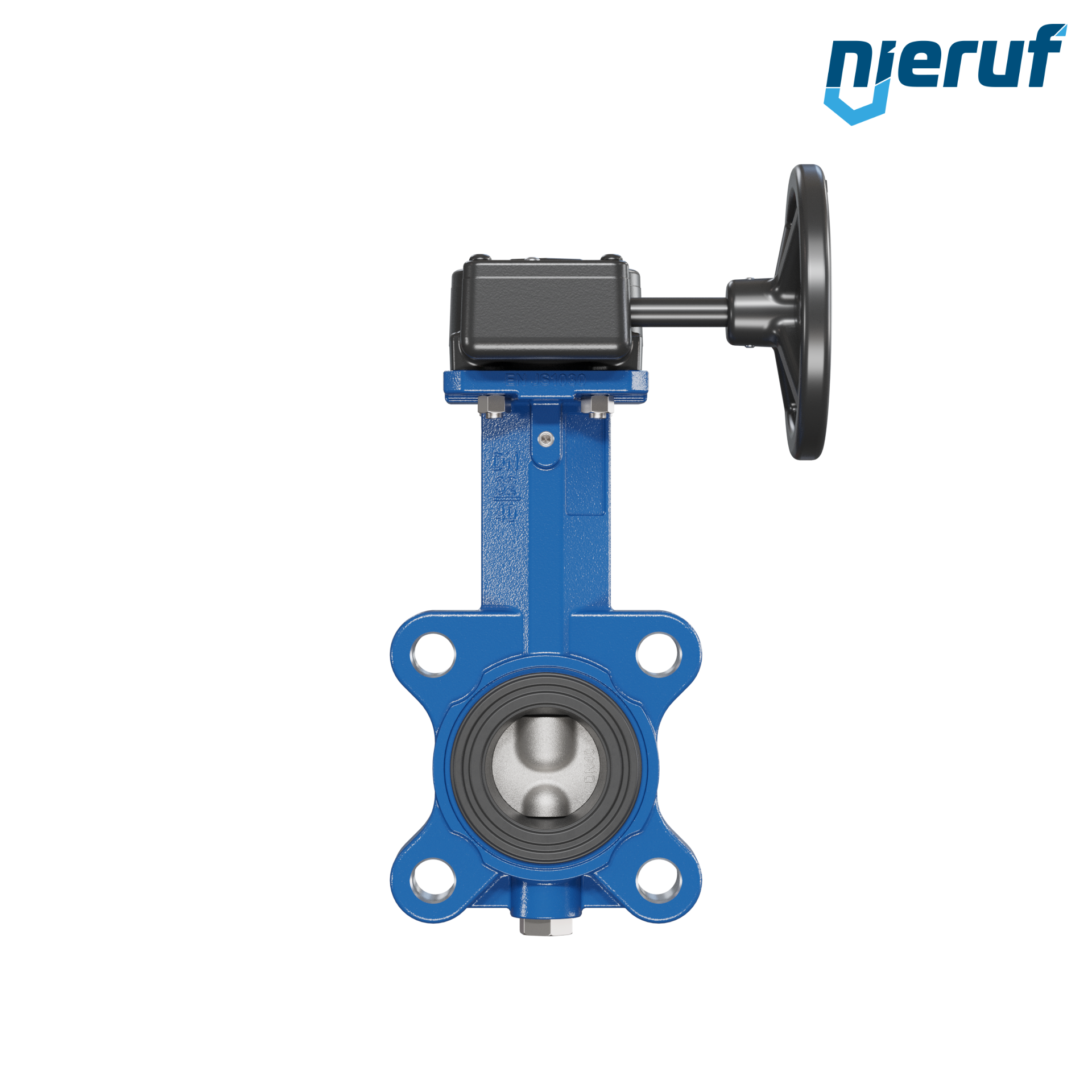 Butterfly valve AK02 DN 40 PN10-PN16 DVGW-water Worm gear