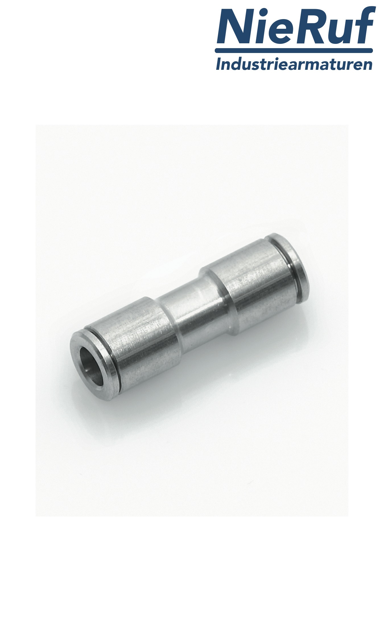 connector EF03 stainless steel FKM D6mm