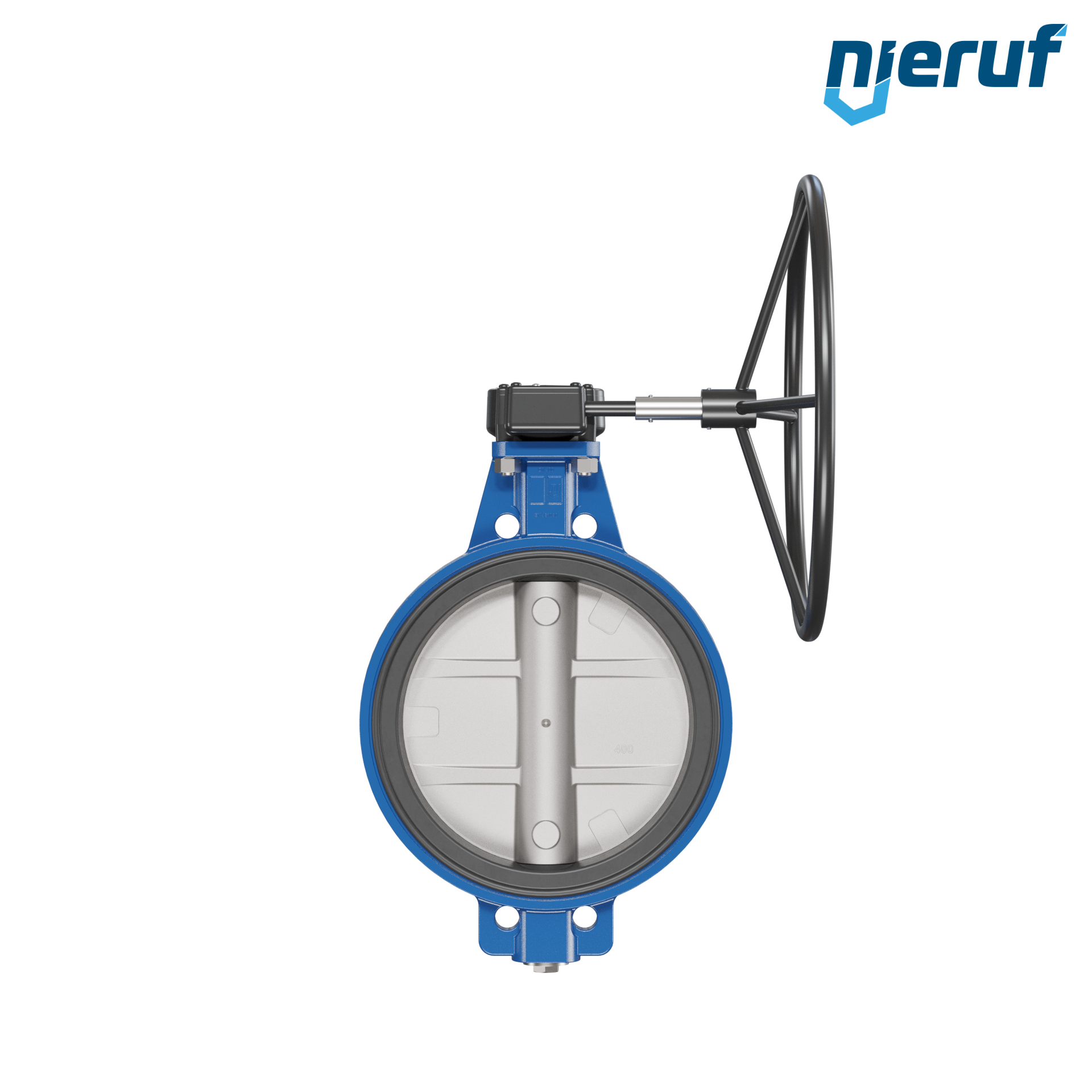 Butterfly valve AK01 DN 400 PN10-PN16 DVGW-gas Worm gear