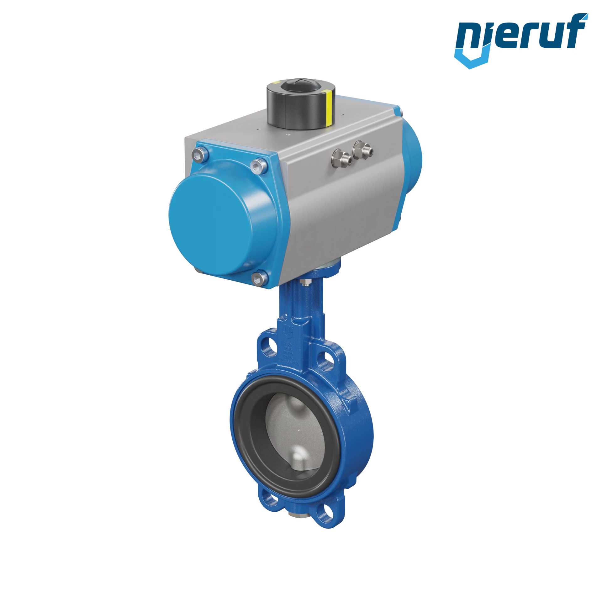 Butterfly valve DN 80 AK01 EPDM DVGW drinking water, WRAS, ACS, W270 pneumatic actuator single acting normally closed