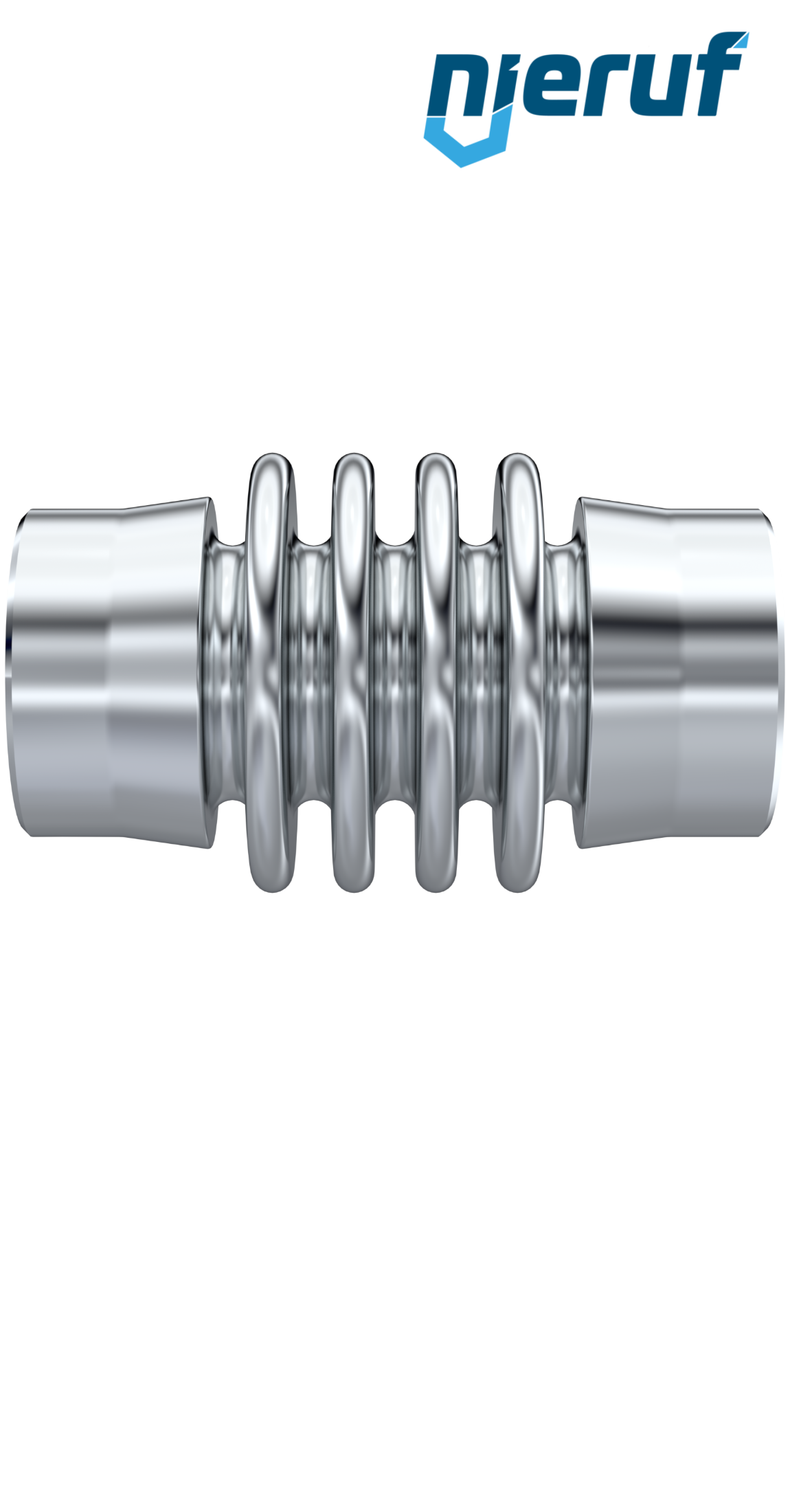 Axial expansion joint DN65 - 76,1mm type KP05 welding ends and stainless steel-bellows