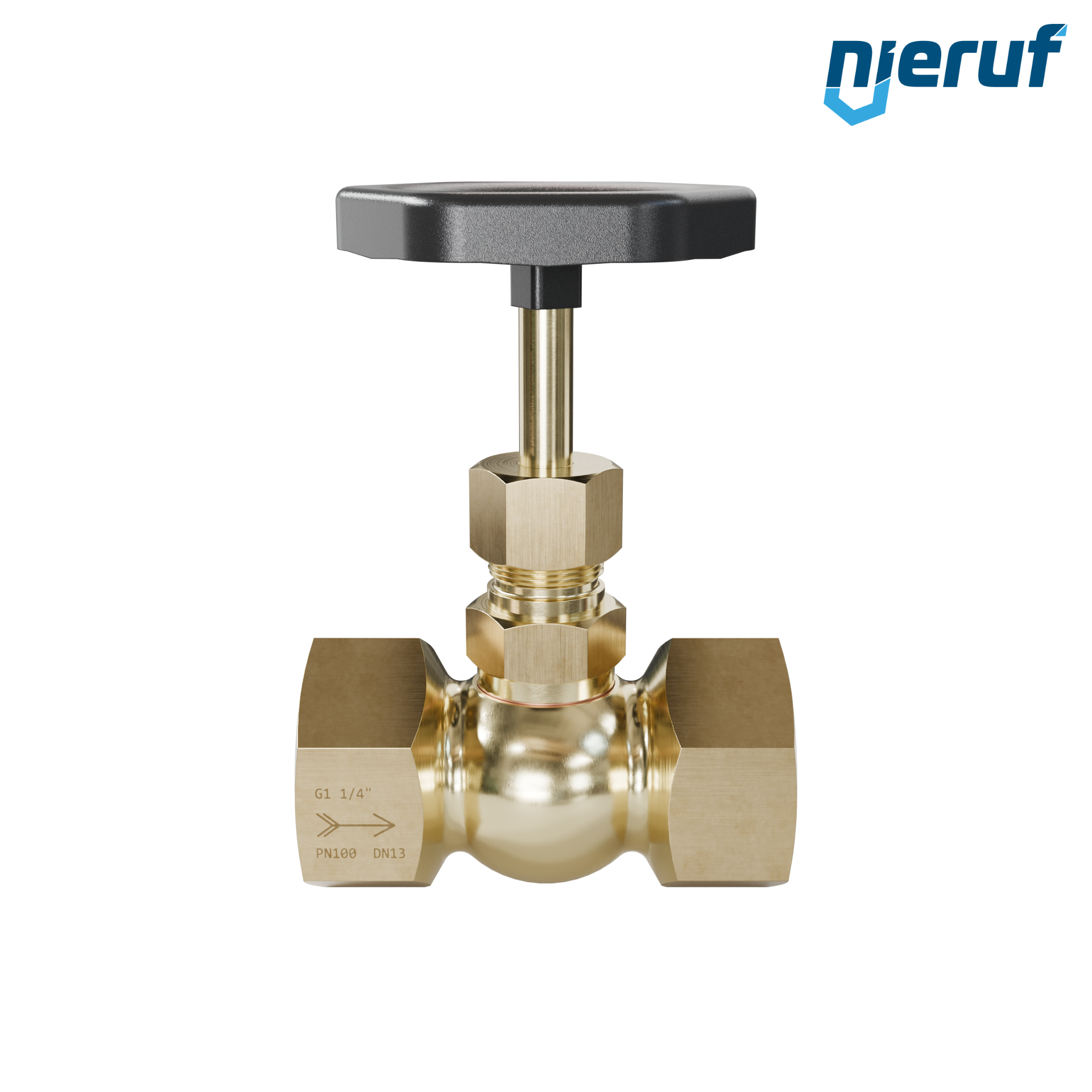 needle valve  1 1/4" inch NV02 brass