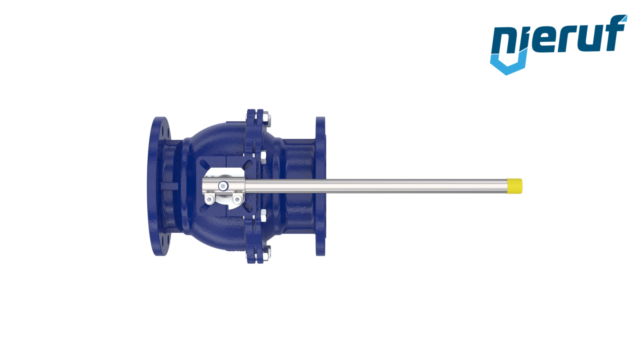 Gas-flange ball valve DN100 FK12 carbon steel 1.0619