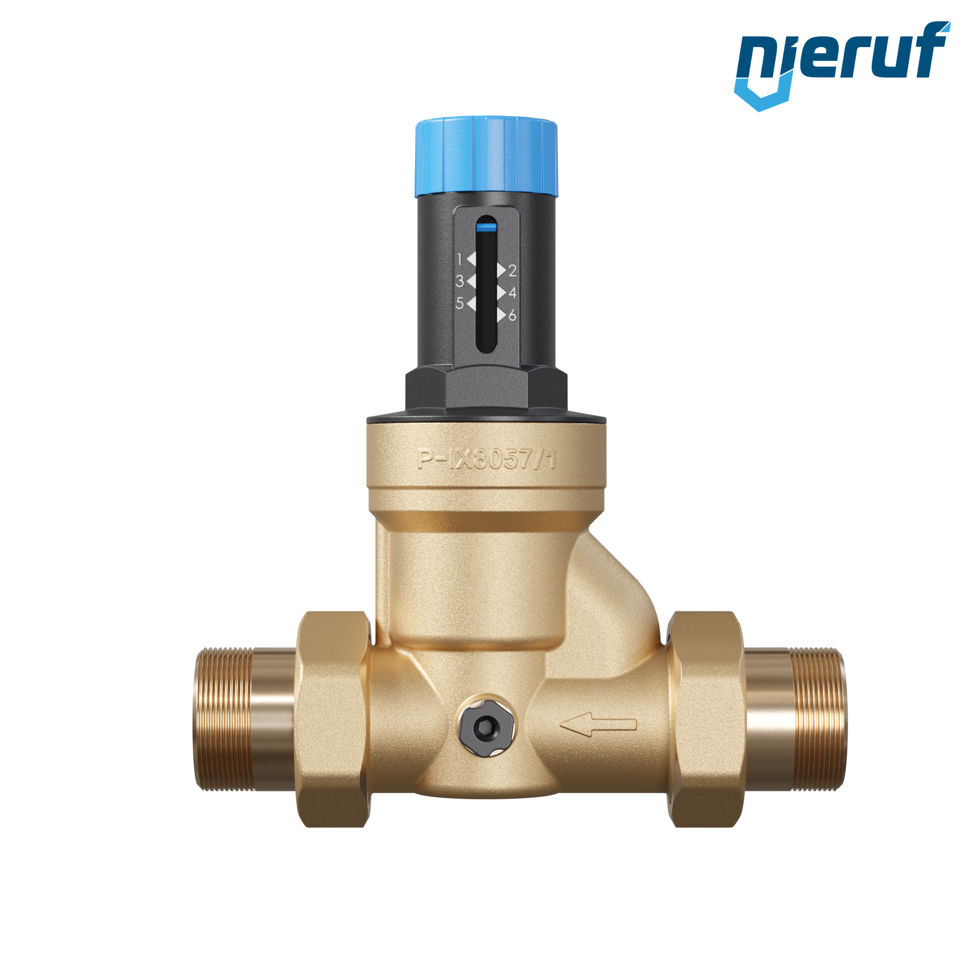 pressure reducing valve 1 1/2" inch DM09 brass NBR 1.5 - 6.0 bar