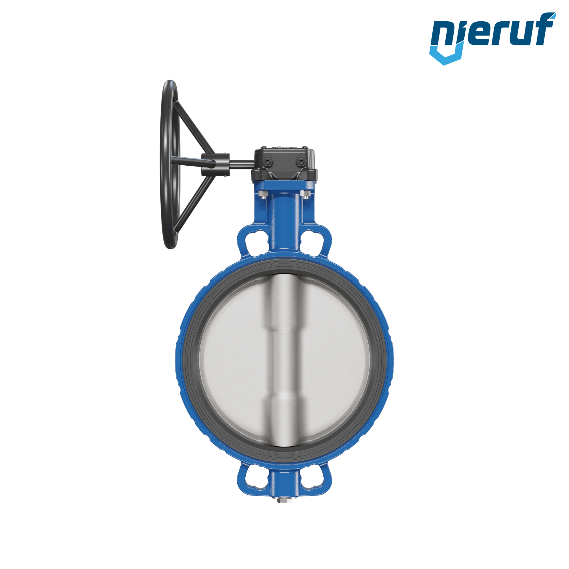 Butterfly valve DN 300  PN6-PN10-PN16 & ANSI150 AK01 FPM Worm gear