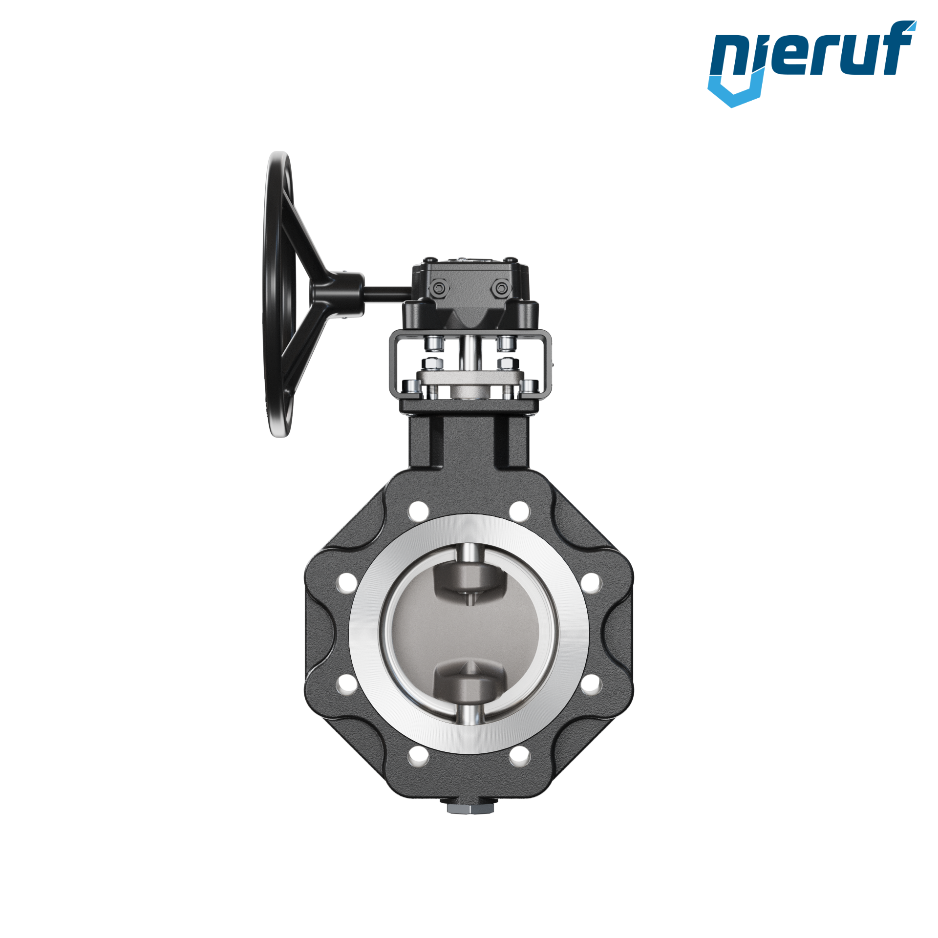 Triple offset butterfly-valve carbon steel AK14 DN 100 PN10-16 worm gear