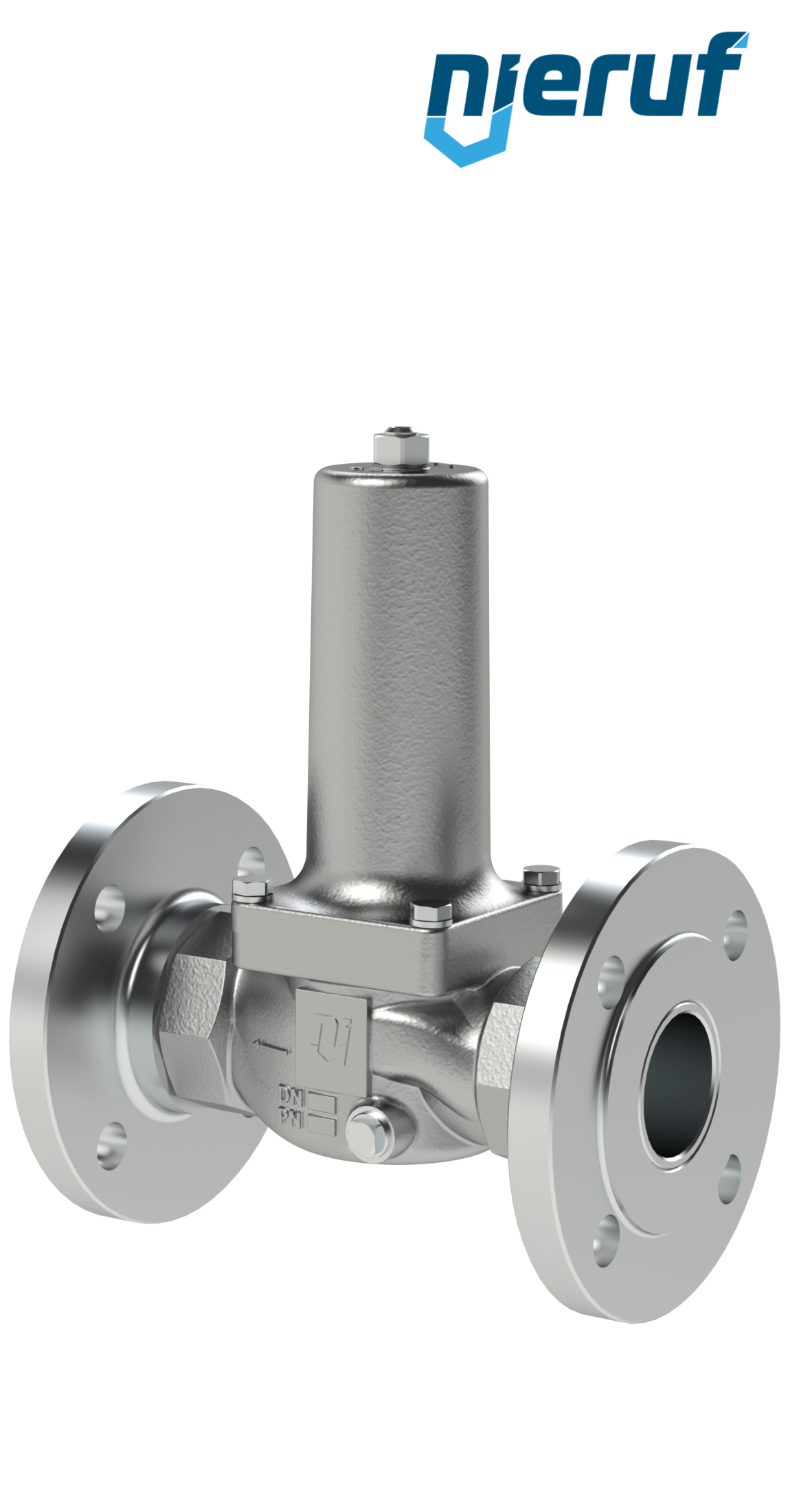 steam pressure reducing valve ANSI DN40 type DM22 stainless steel PTFE / EPDM / FEPM 4.0 - 10.0 bar