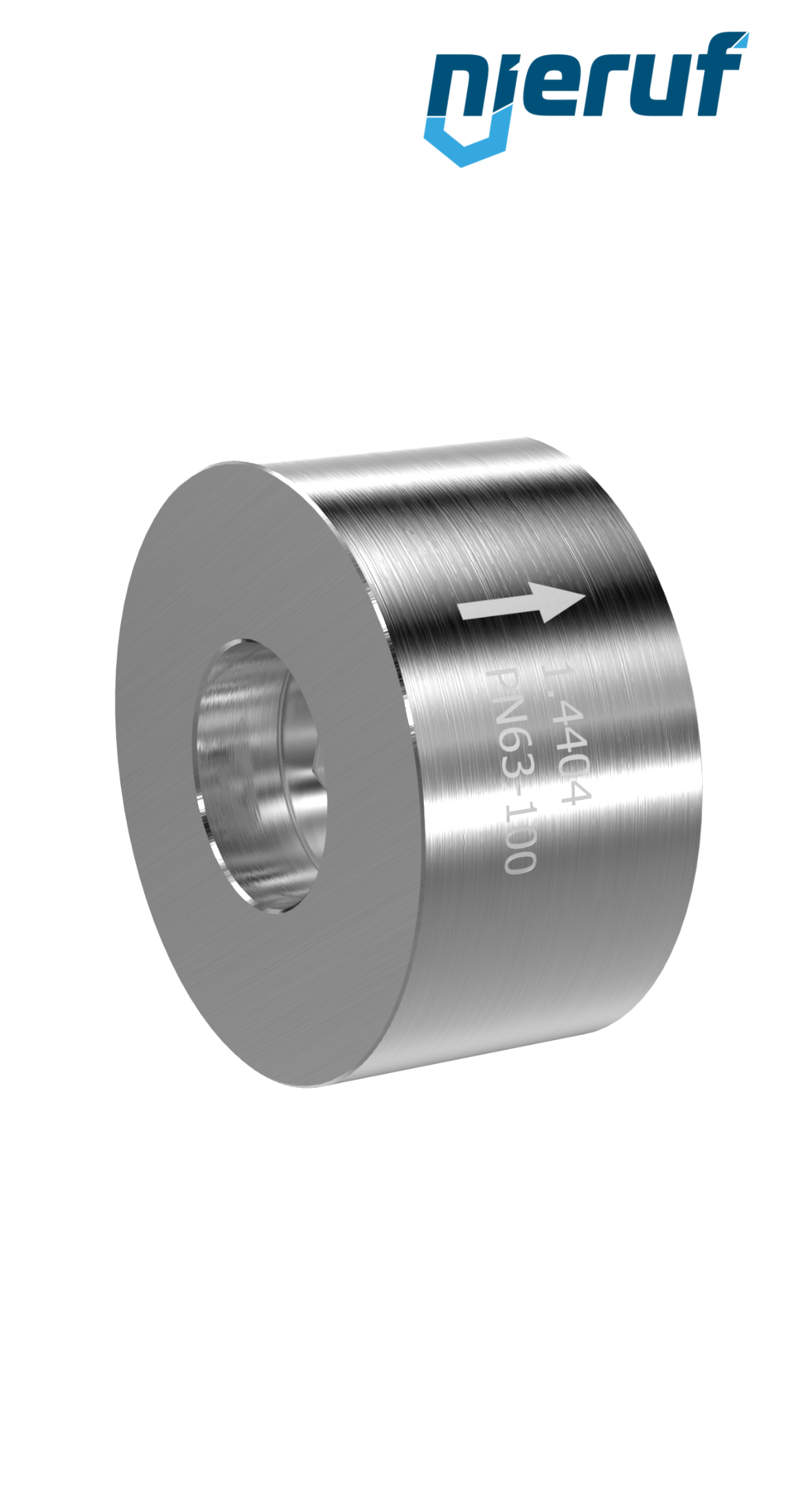 Check valve DN 100 stainless steel CF8M NBR PN 61 - 100 (+ASME B16.5 / ANSI 600 and 900)