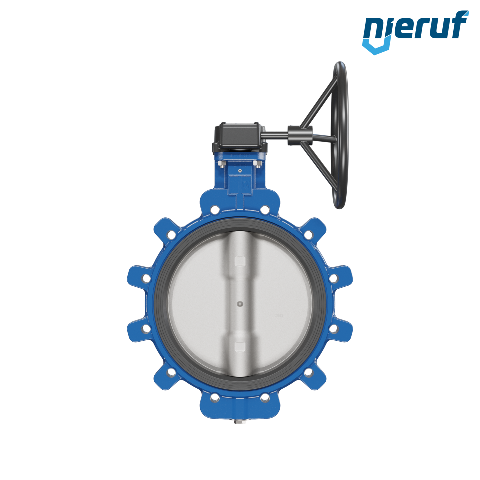 Butterfly valve AK02 DN 300  PN10 DVGW-gas Worm gear