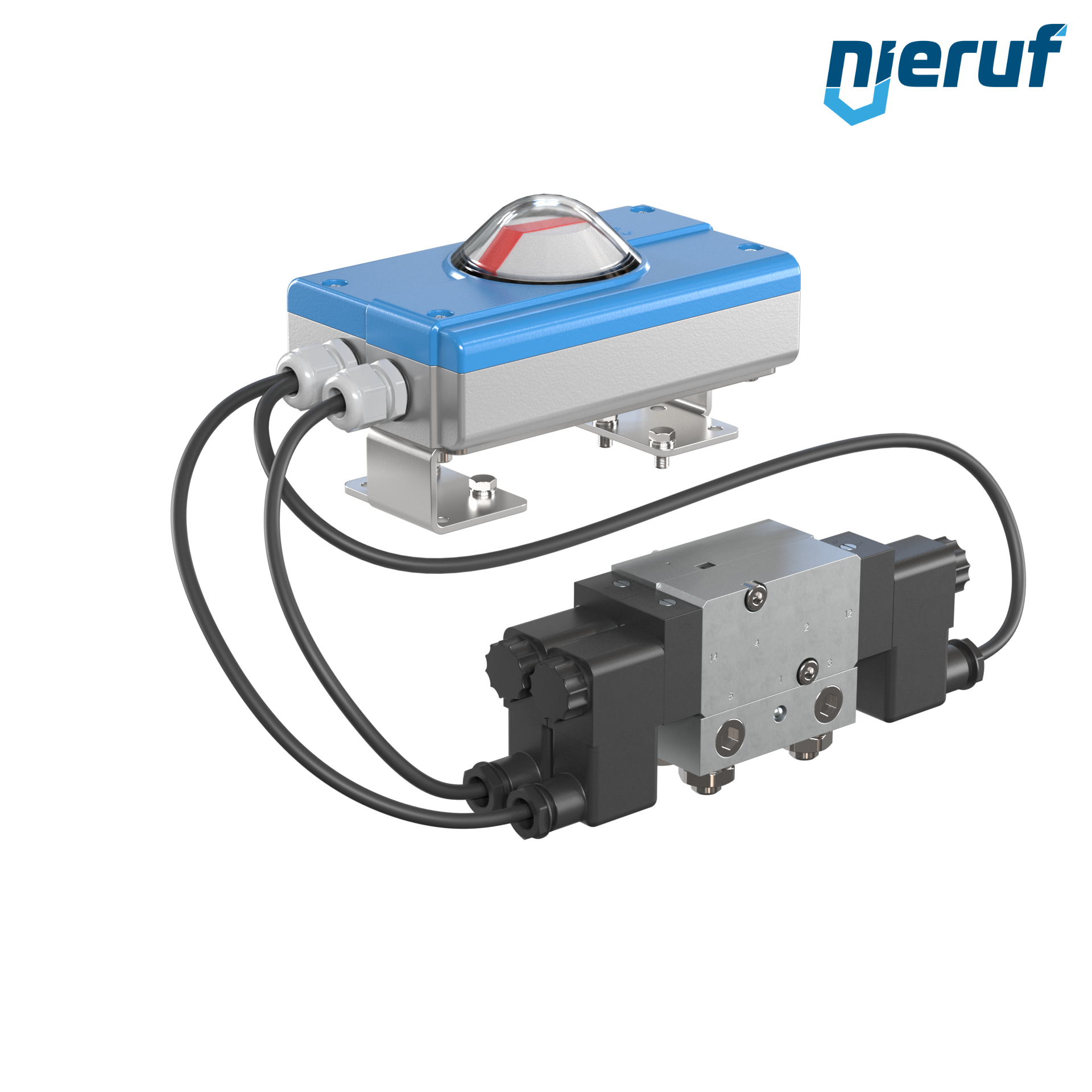 Positioner PS01 for pneumatic actuators double acting with safety function air volume more than 5 l