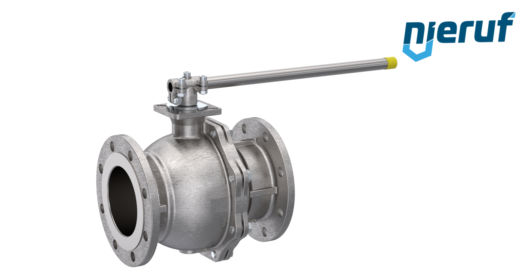 FDA flange ball valve FK05 DN150 PN16 made of stainless steel 1.4408