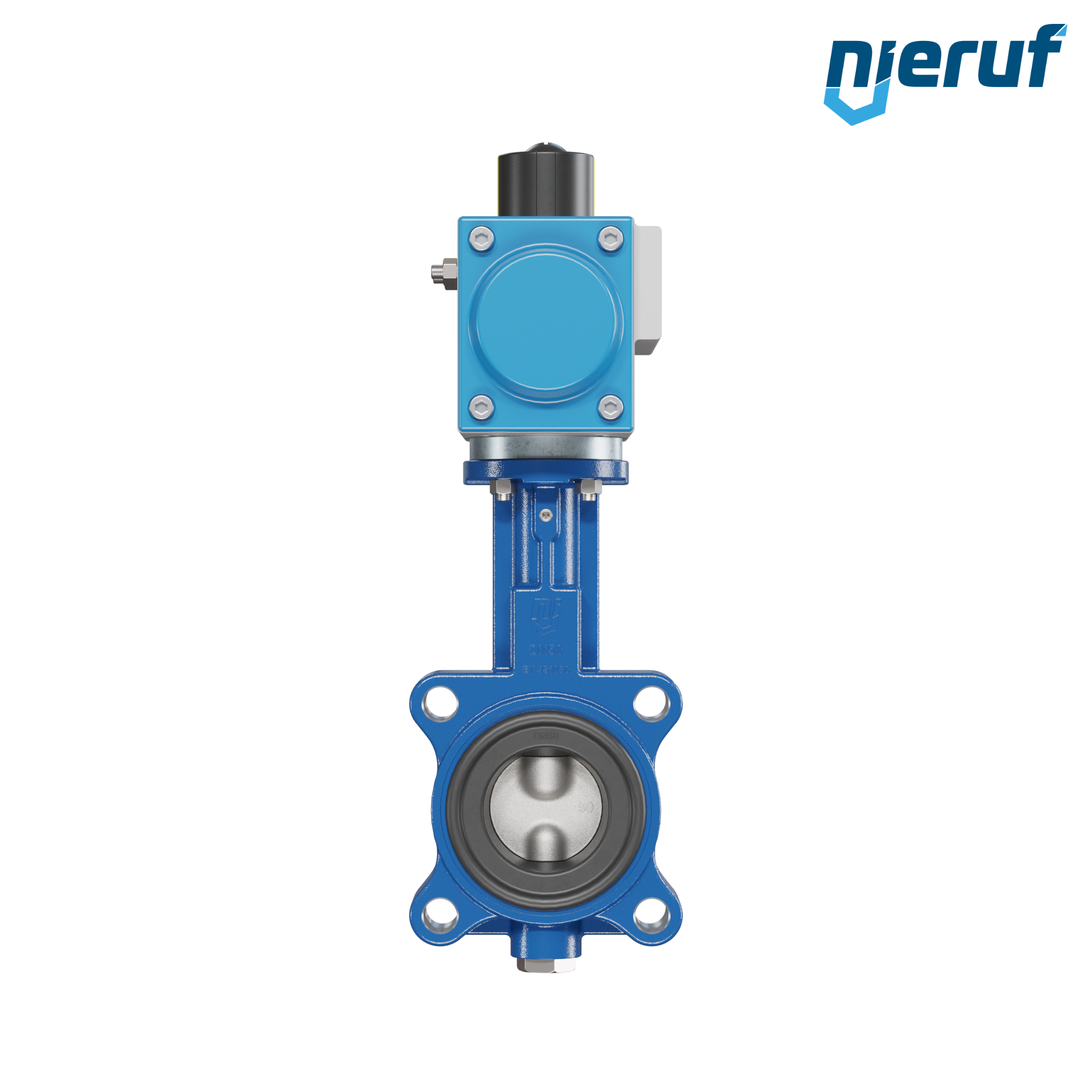 Butterfly valve DN 50 AK02 EPDM DVGW drinking water, WRAS, ACS, W270 pneumatic actuator single acting normally closed