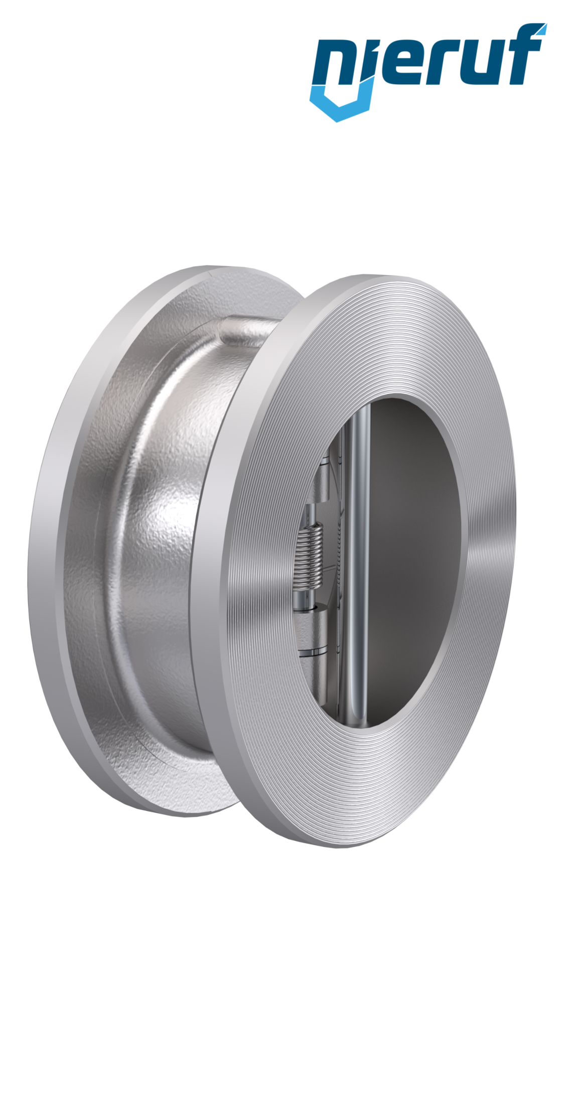 dual plate check valve DN100 DR03 stainless steel 1.4408 metal