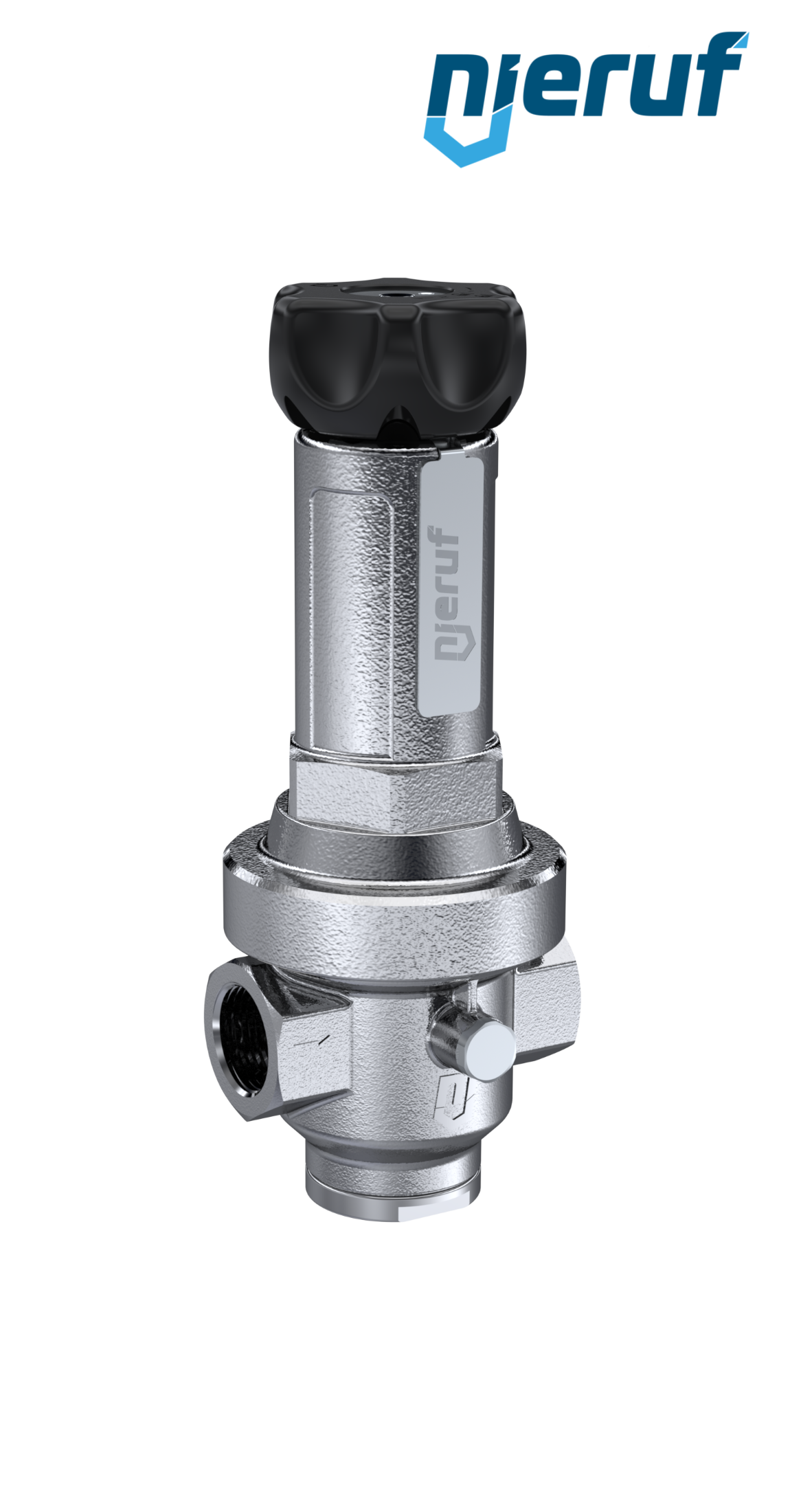 precision-pressure reducing valve 1/2" inch DM15 stainless steel FKM 0.5 - 15.0 bar