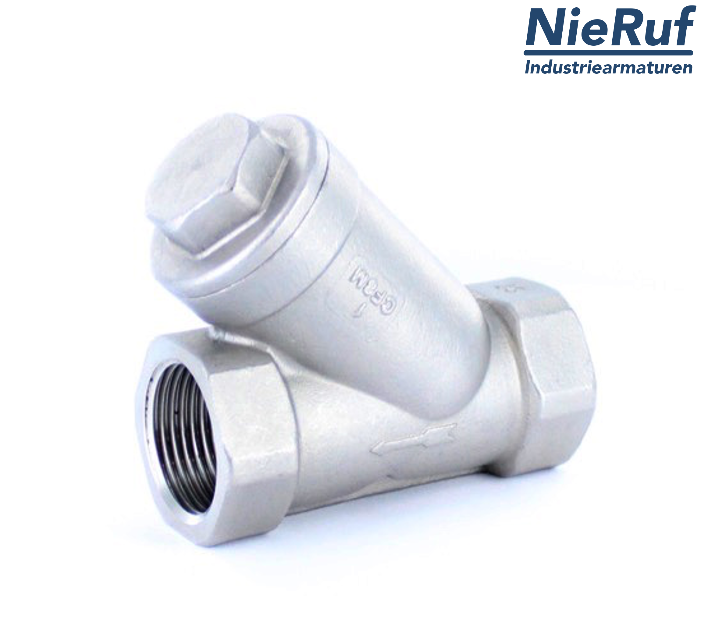 check valve DN25 - 1" inch stainless steel 1.4408 PTFE