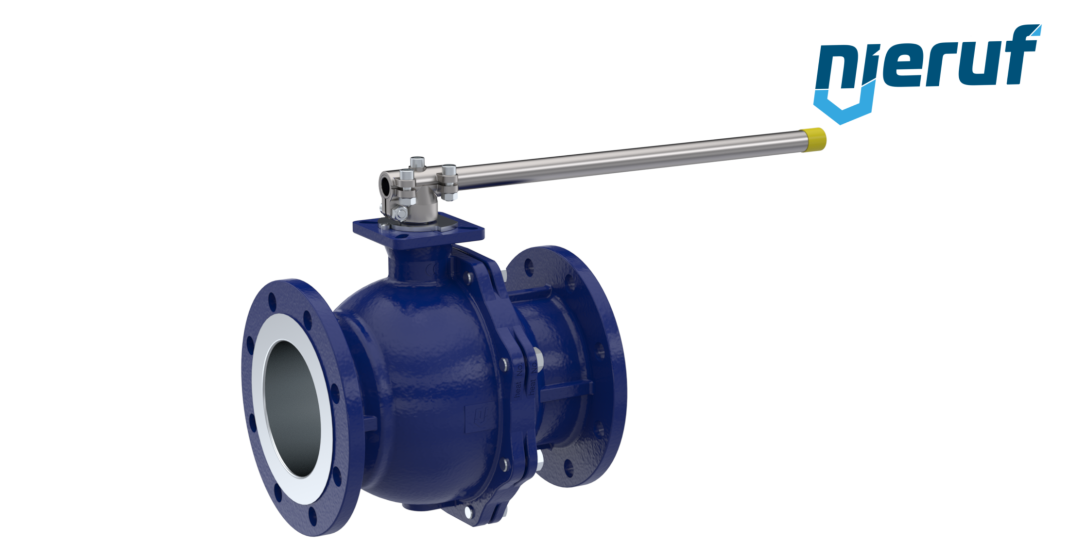 flange ball valve FK12 DN80 PN40 made of carbon steel 1.0619