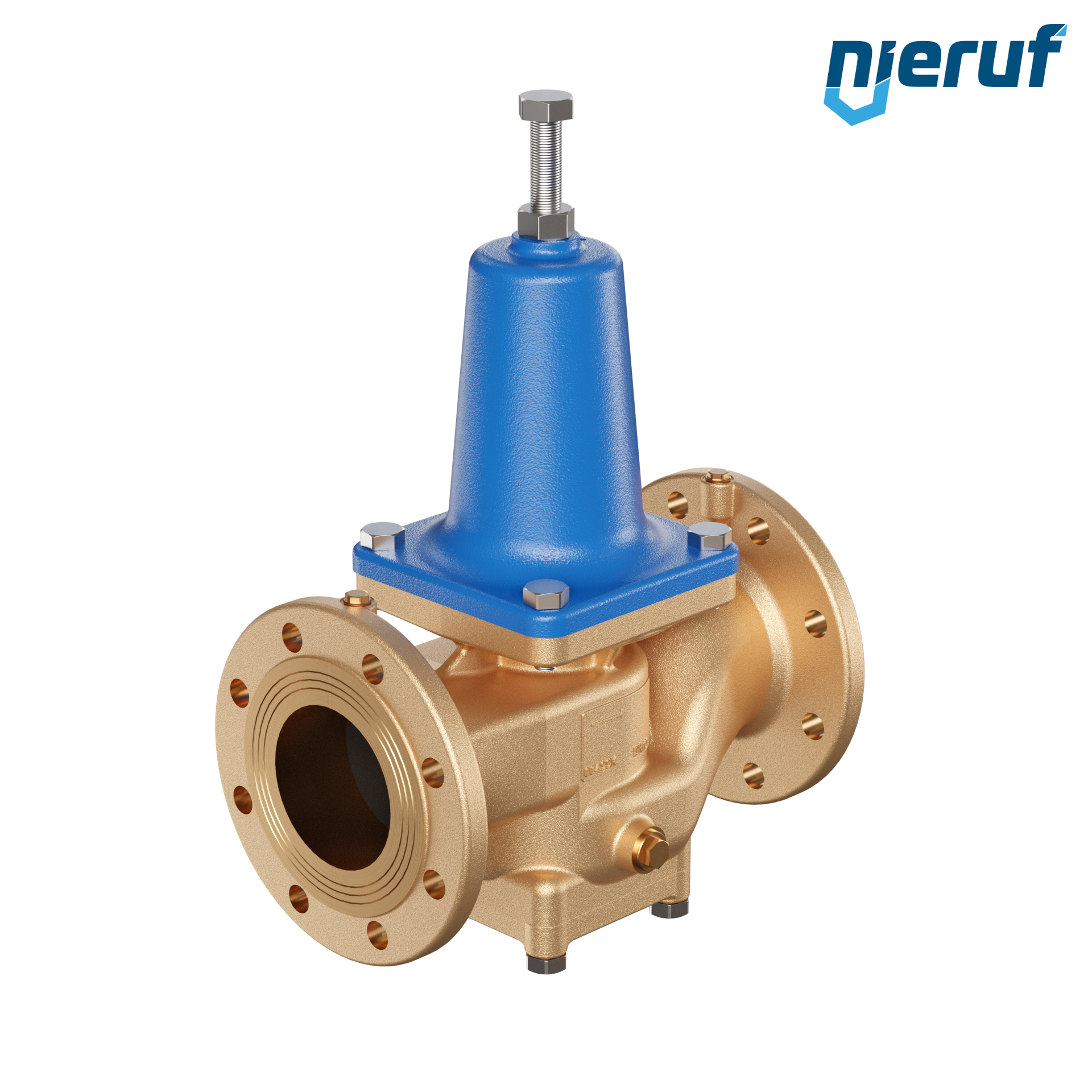 Flange-pressure reducing valve DN100 DM16 gunmetal NBR 3.0 - 10.0 bar