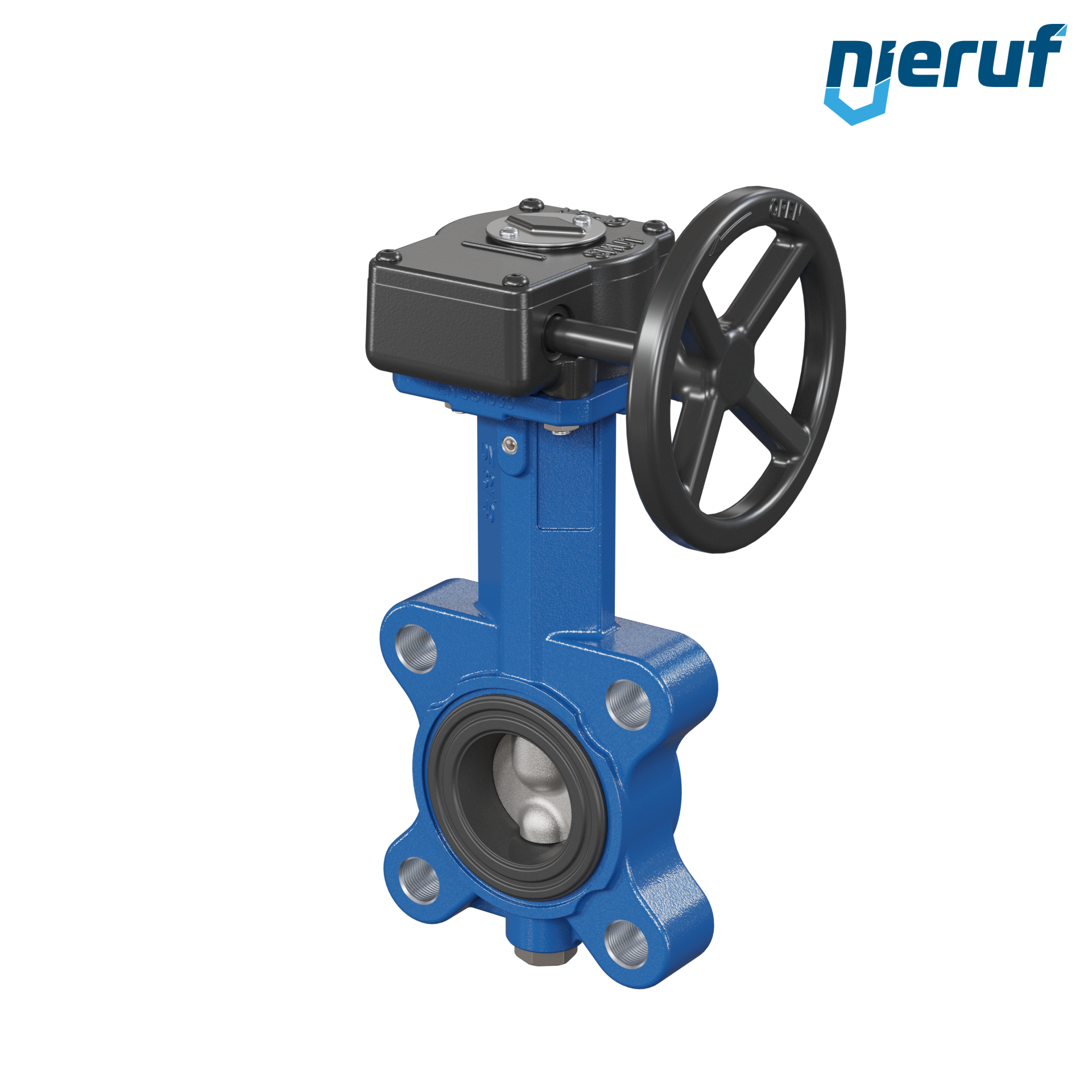 Butterfly valve AK02 DN 40 PN10-PN16 DVGW-water Worm gear