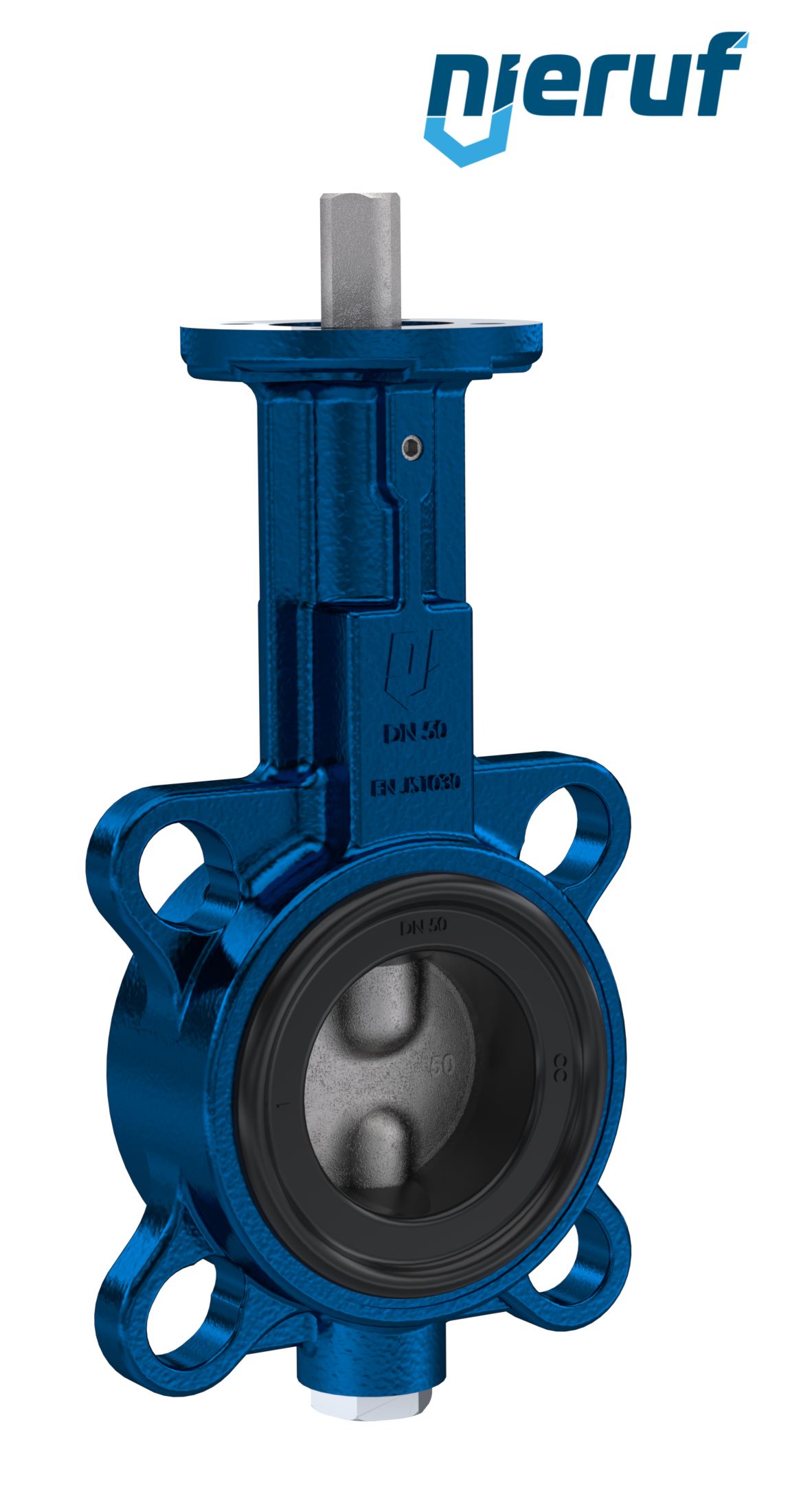 Butterfly valve AK01 DN 50 PN6-PN10-PN16 & ANSI150 FPM without lever