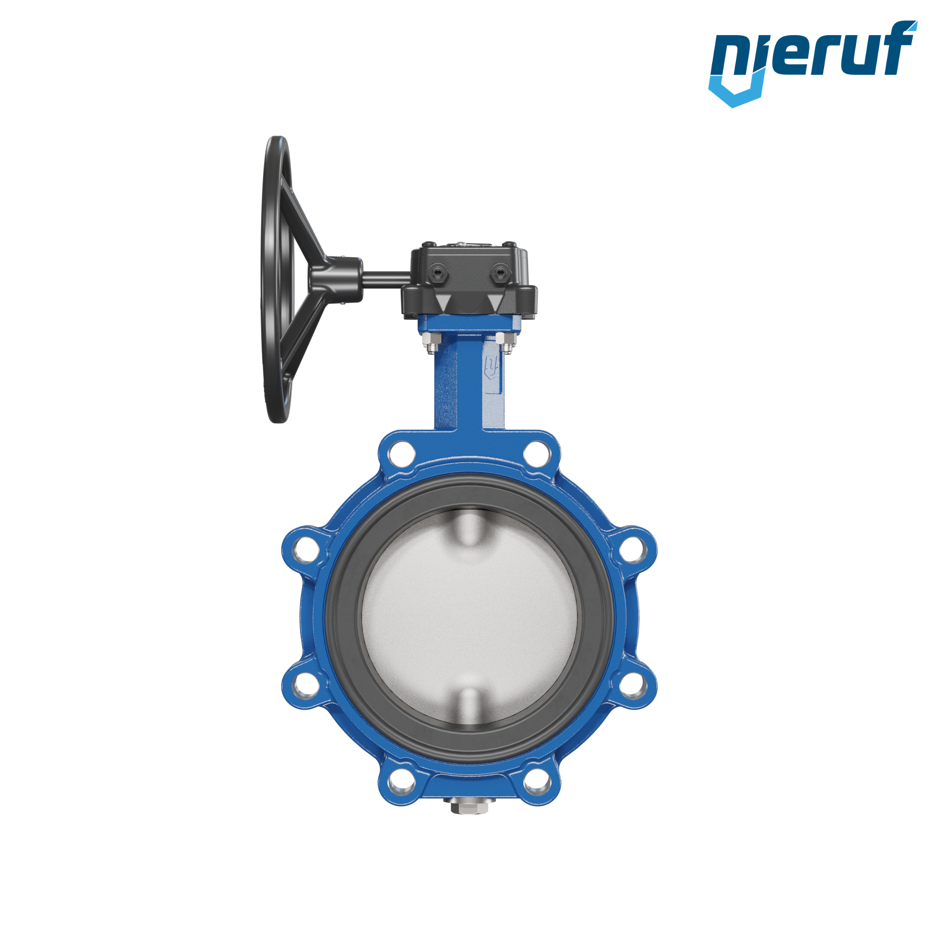 Butterfly valve AK02 DN 150 PN10-PN16 FPM Worm gear