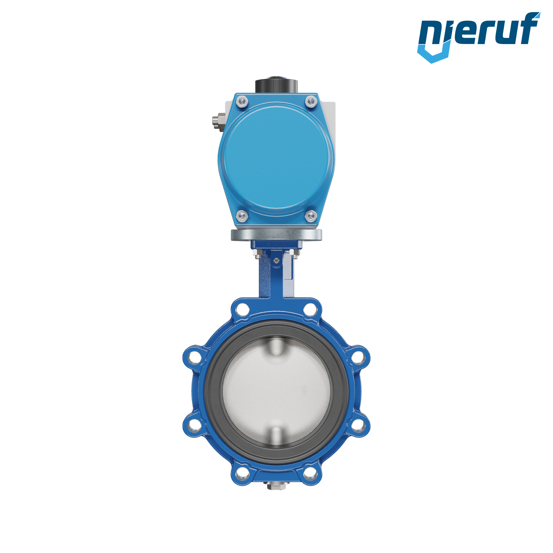 Butterfly valve DN 150 AK02 EPDM DVGW drinking water, WRAS, ACS, W270 pneumatic actuator single acting normally closed