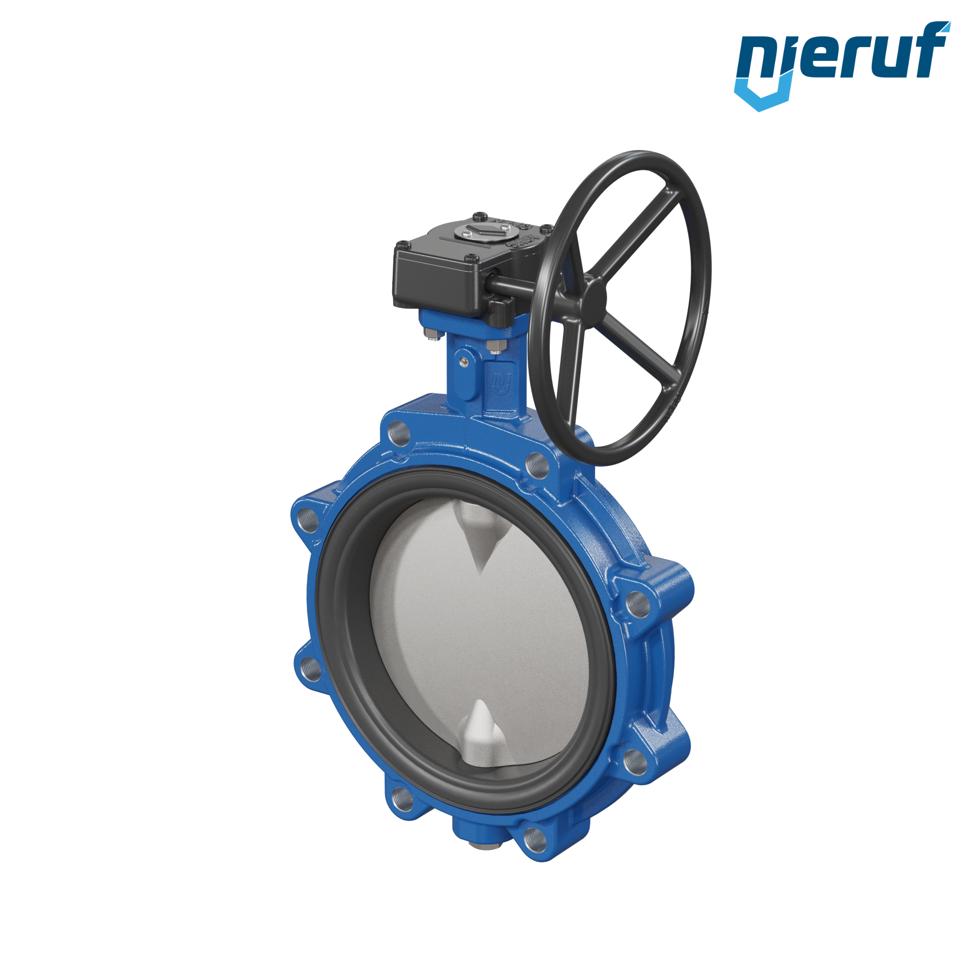 Butterfly valve AK02 DN 200 PN10 DVGW-gas Worm gear