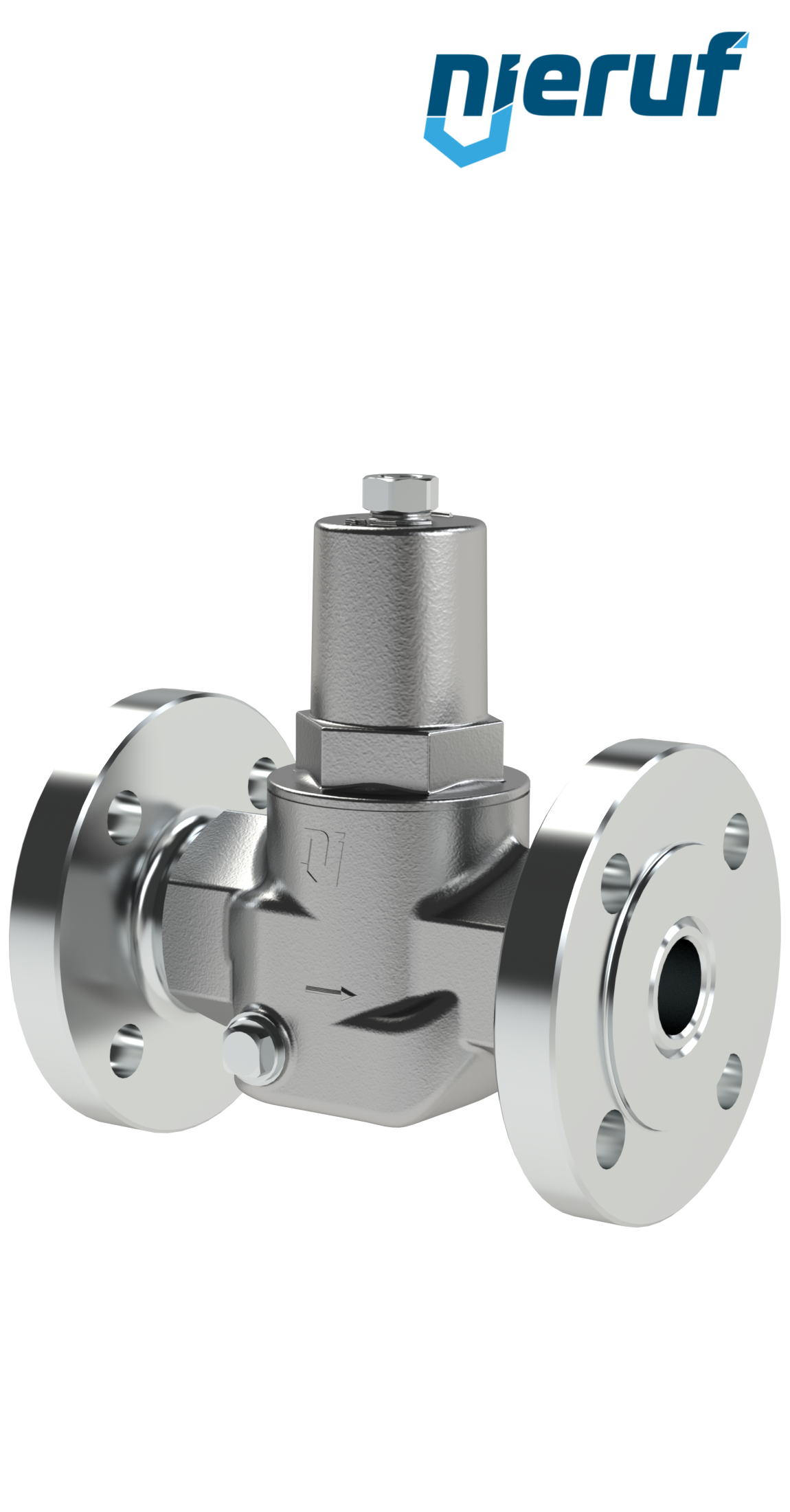 steam pressure reducing valve DN20 type DM22 stainless steel PTFE / EPDM / FEPM 4.0 - 10.0 bar