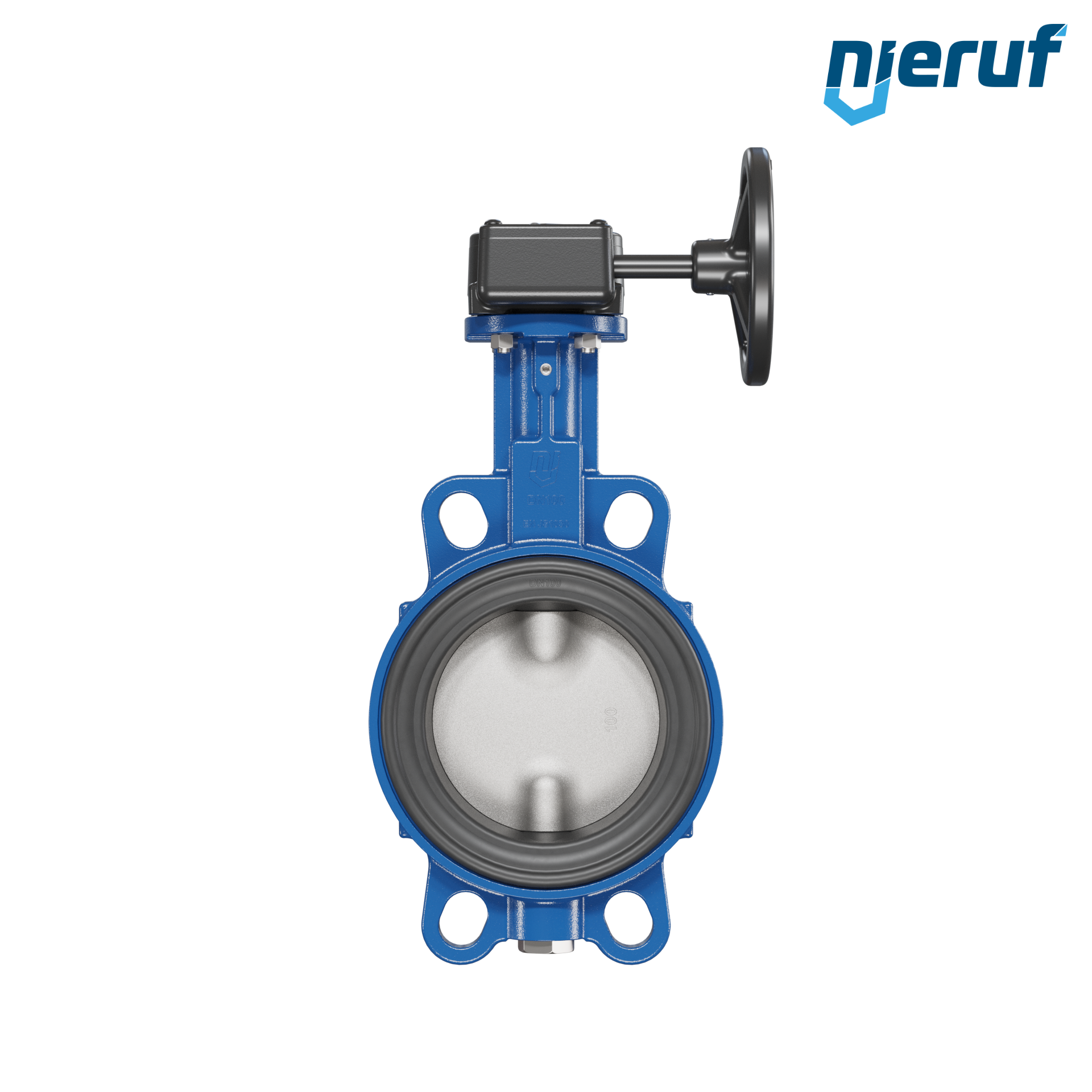 Butterfly valve AK01 DN 100 PN6-PN10-PN16 & ANSI150 DVGW-gas Worm gear