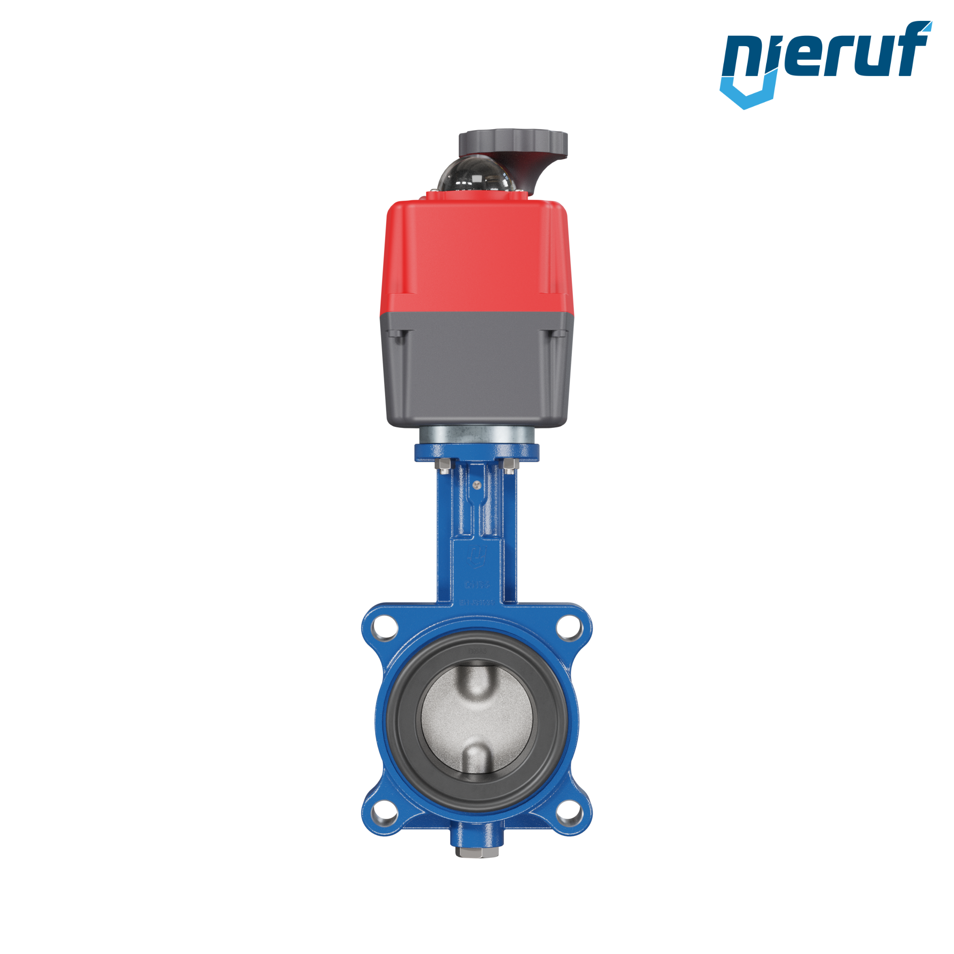 Butterfly valve DN 65 Lug type electric actuator 24-240V DVGW gas