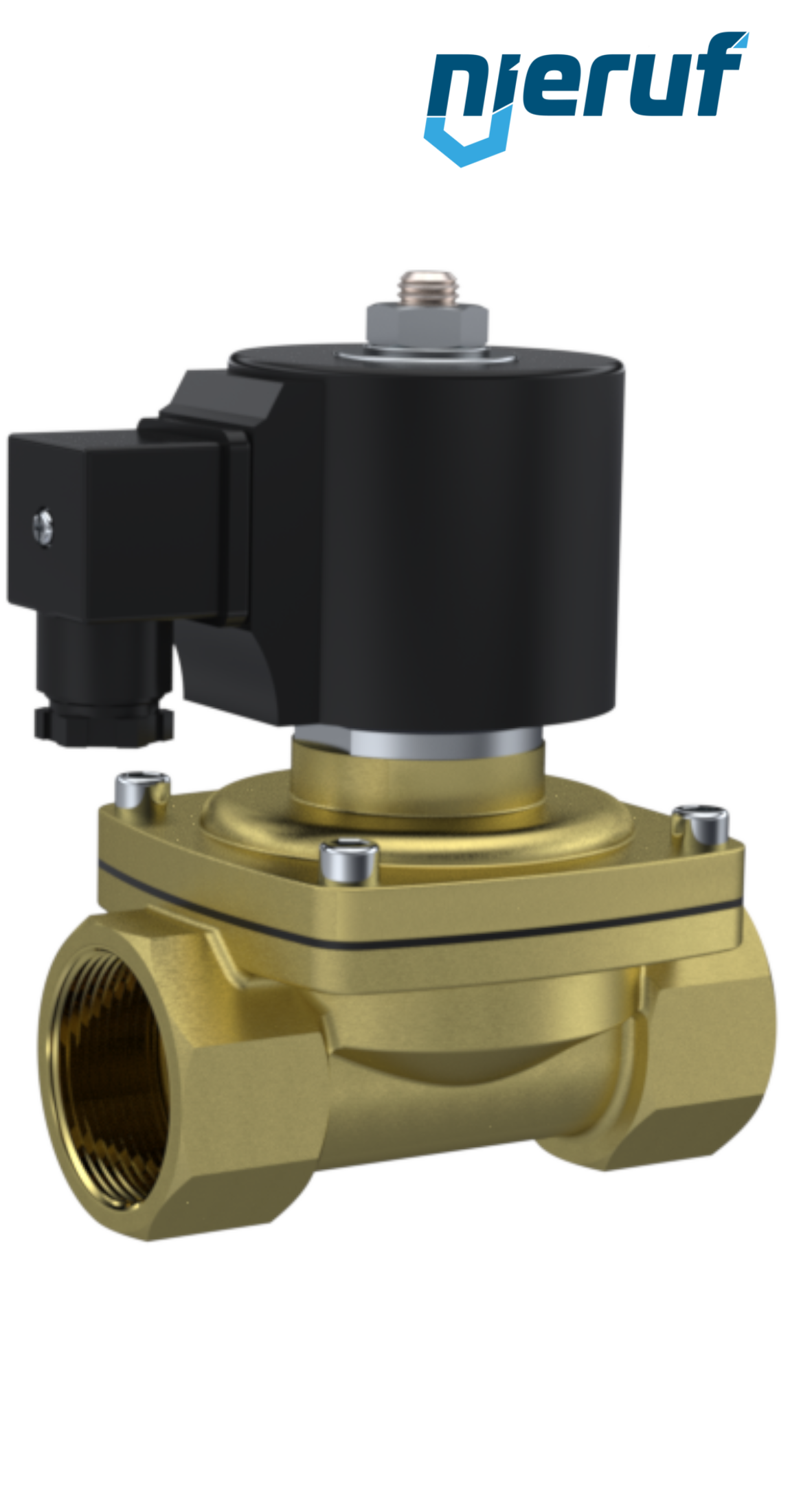 Solenoid valve G 2" Inch brass MV06 EPDM 24V DC