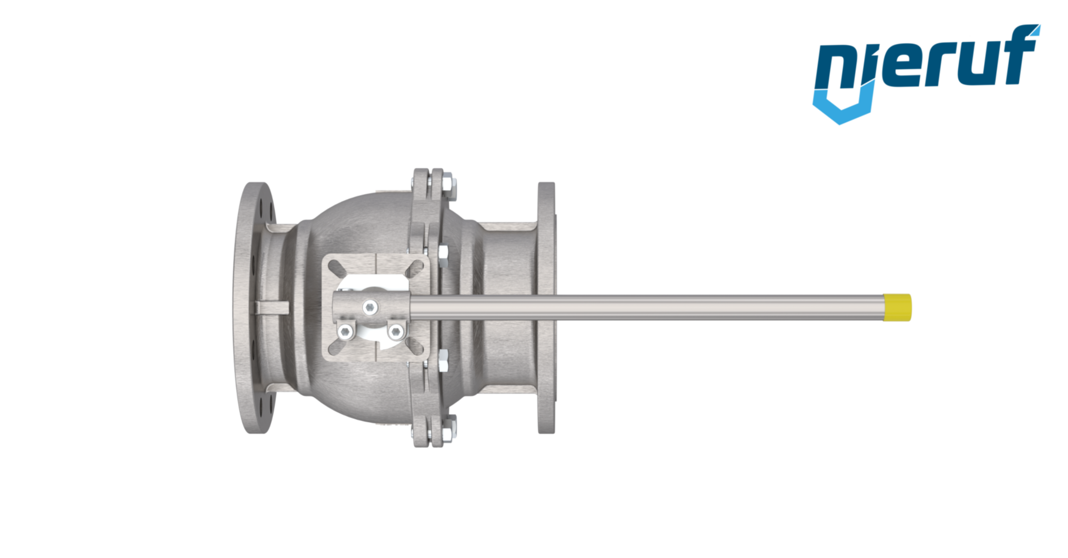 FDA flange ball valve FK05 DN150 PN16 made of stainless steel 1.4408