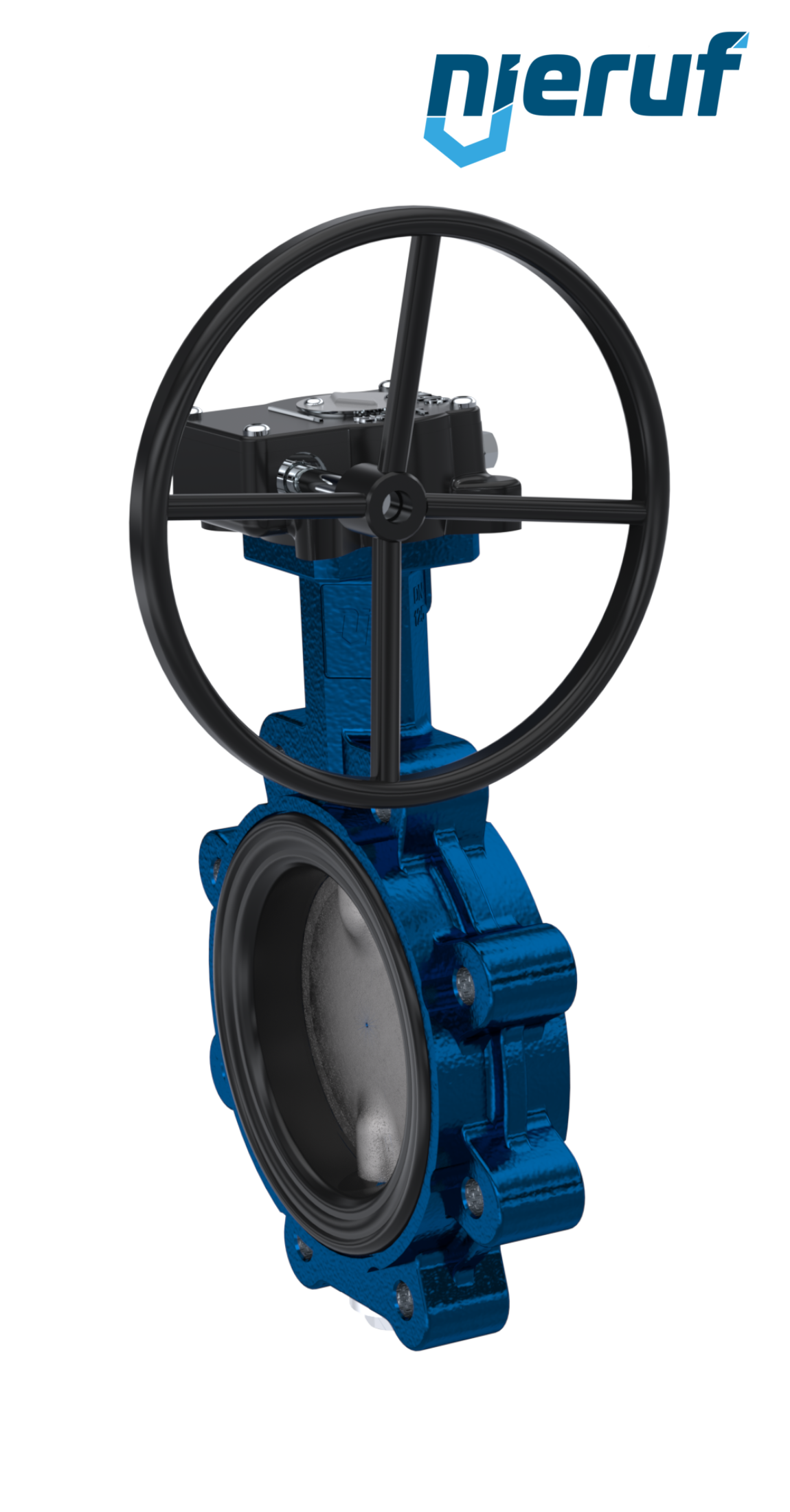 Butterfly valve AK02 DN 80 PN10-PN16 FDA Worm gear