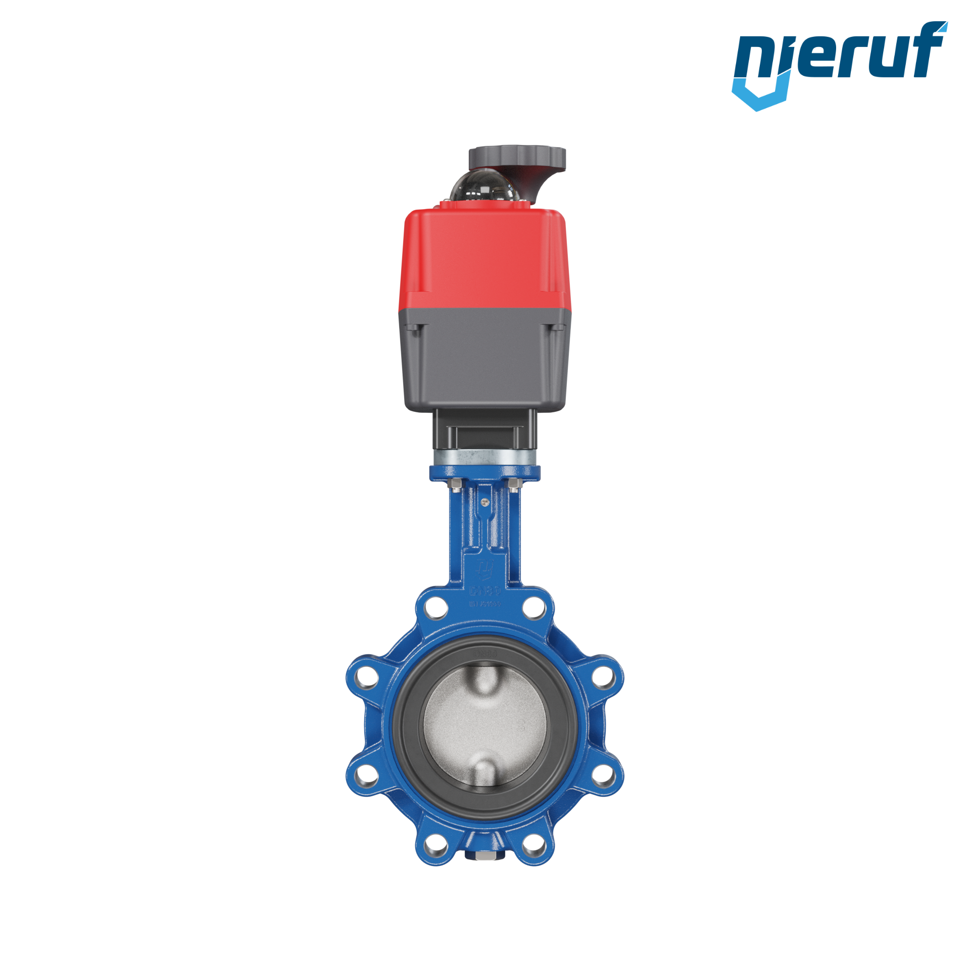 Butterfly valve DN 80 Lug type electric actuator 24-240V DVGW drinking water