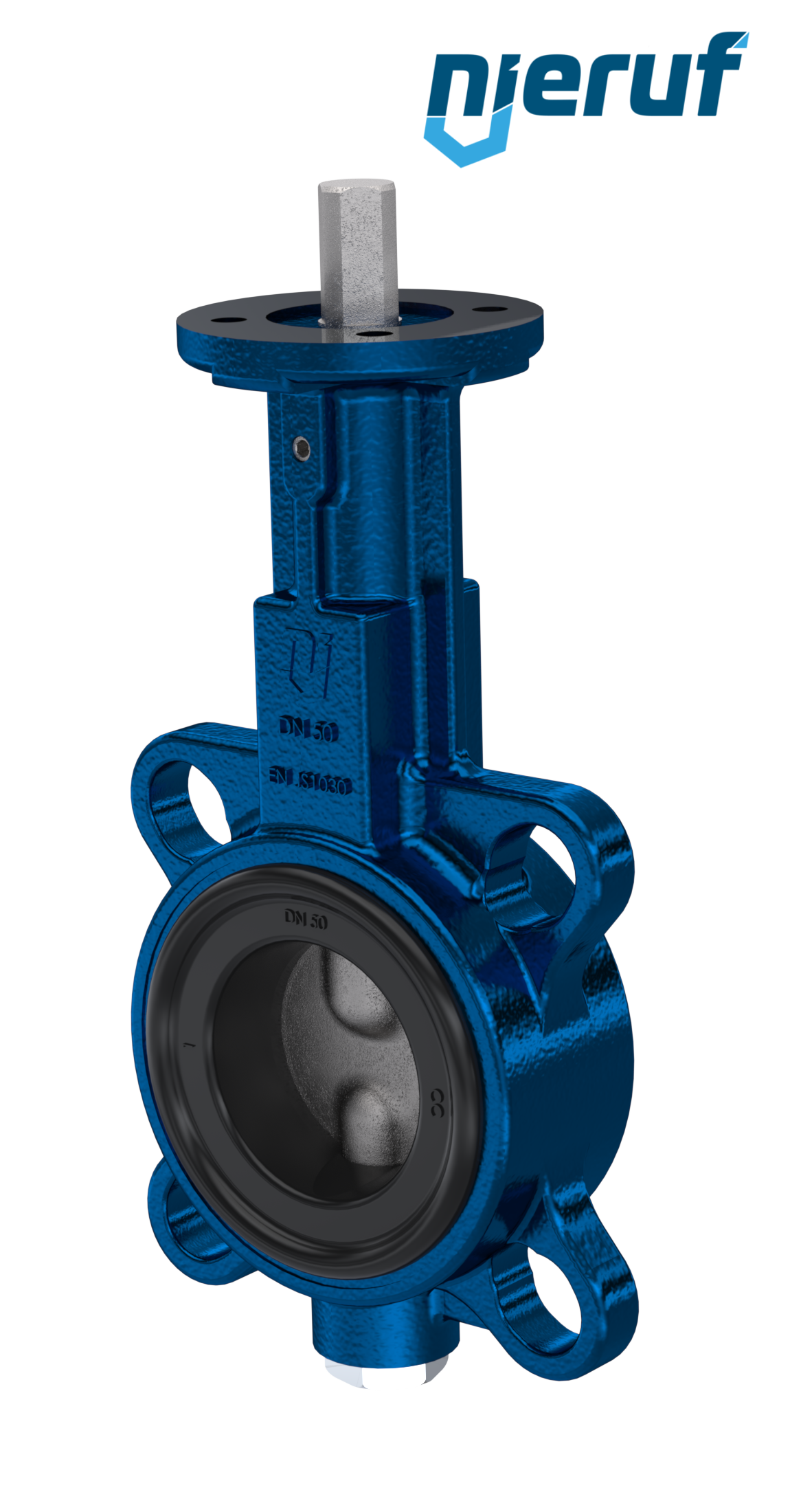 Butterfly valve AK01 DN 50 PN6-PN10-PN16 & ANSI150 FPM without lever