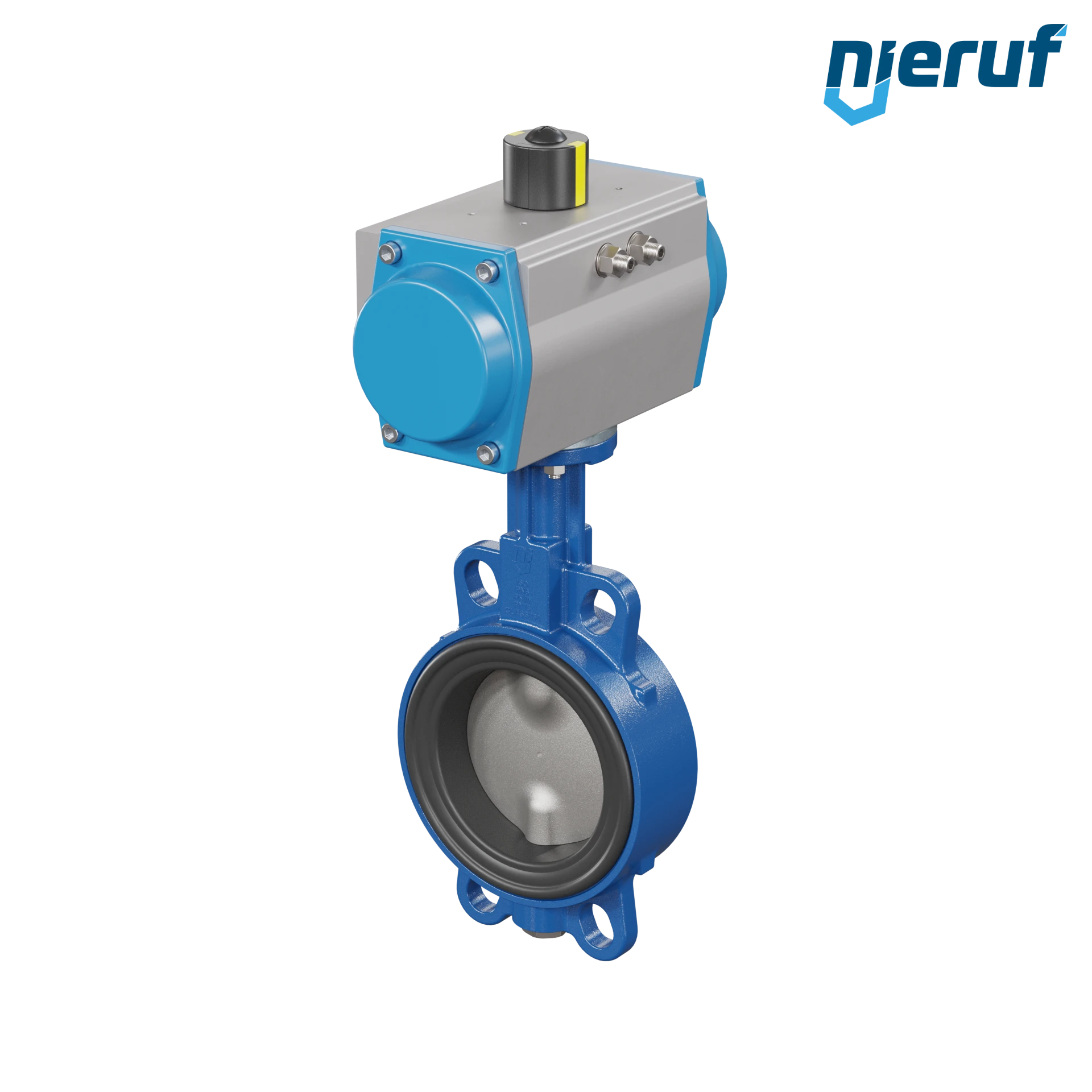 Butterfly valve DN 100 AK01 FPM pneumatic actuator double acting