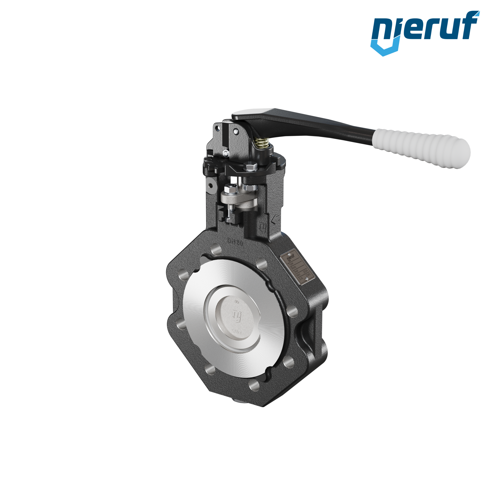 Double offset butterfly-valve AK12 DN 80 ANSI150 lever