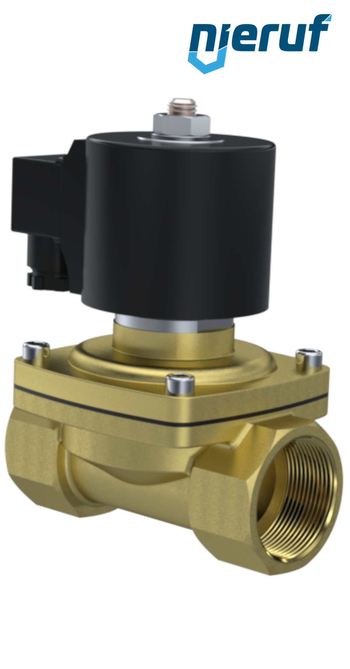 Solenoid valve DN25 G 1" Inch NBR 110V brass