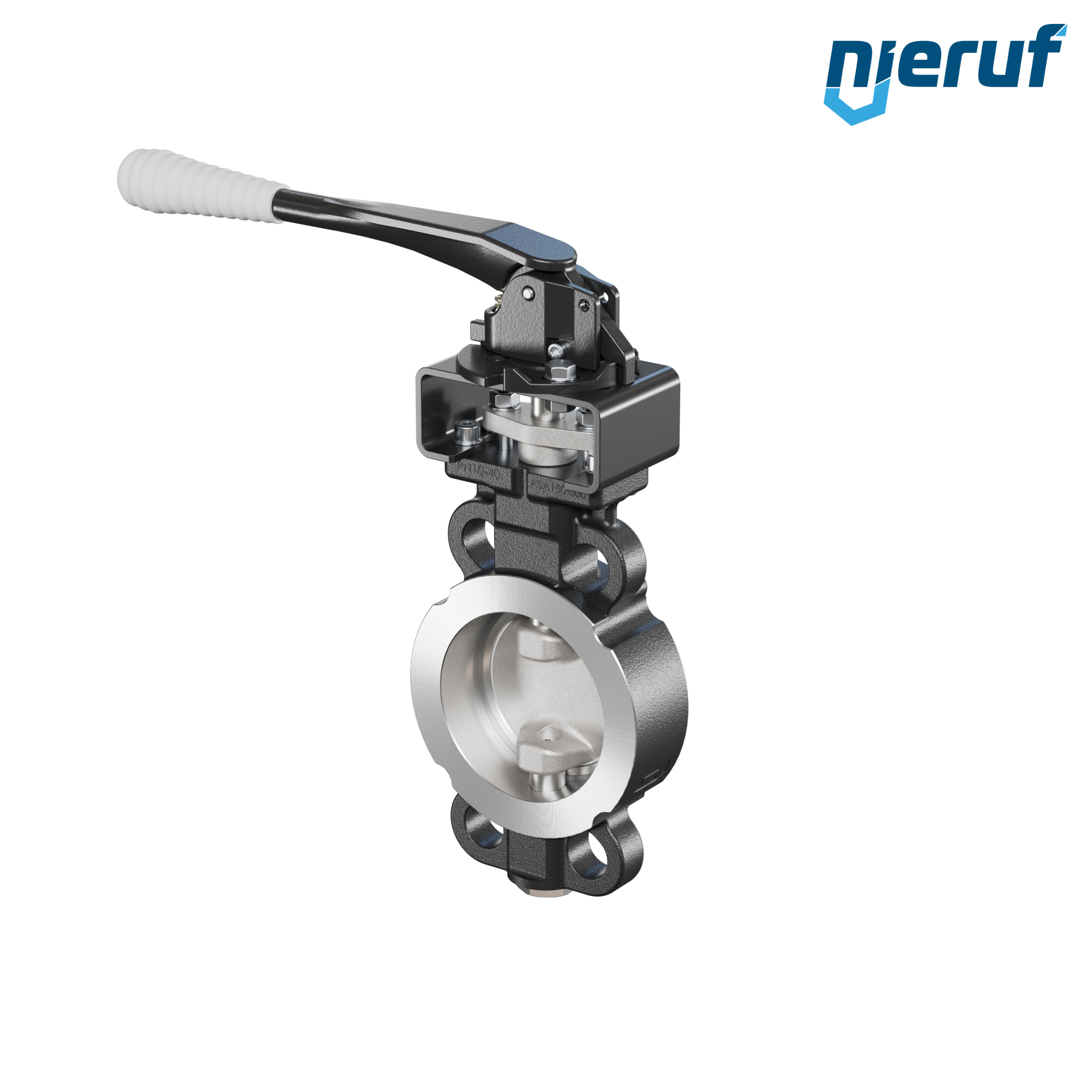 Double offset butterfly-valve AK11 DN 80 PN10-40 ANSI150-300 lever