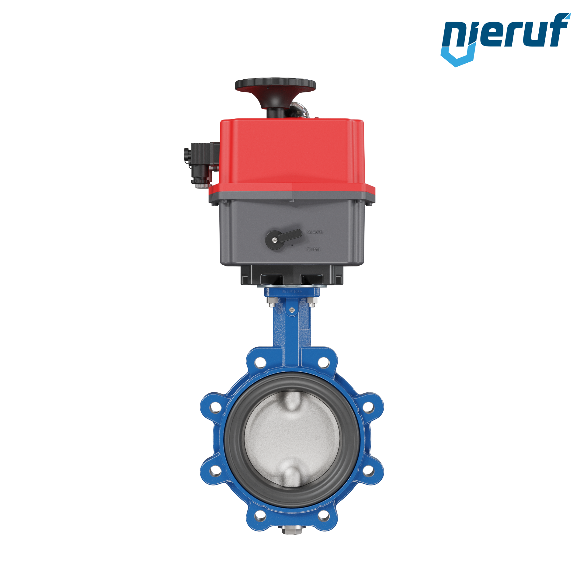 Butterfly valve DN 125 Lug type electric actuator 24-240V FPM