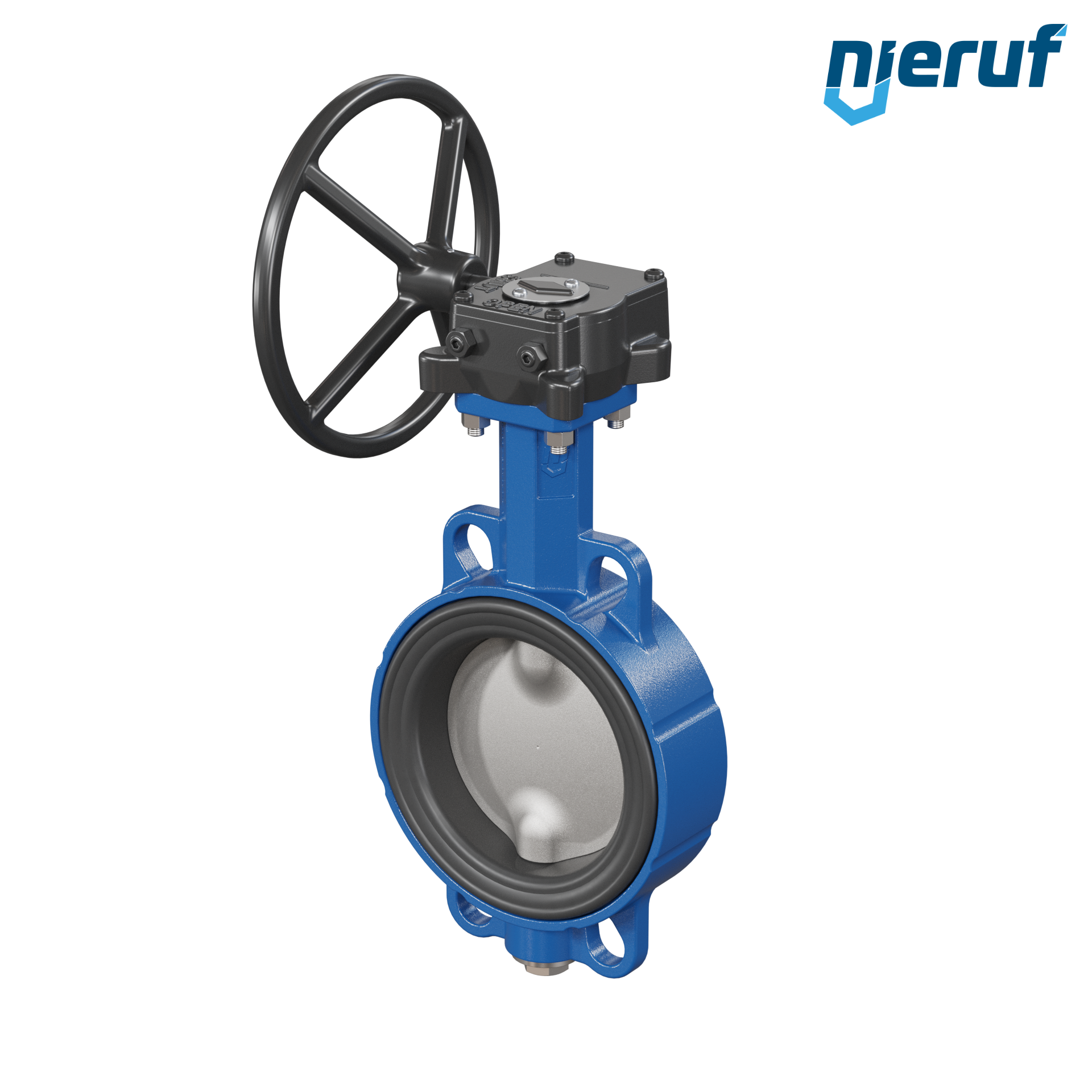 Butterfly valve AK01 DN 125 PN6-PN10-PN16 & ANSI150 DVGW-gas Worm gear