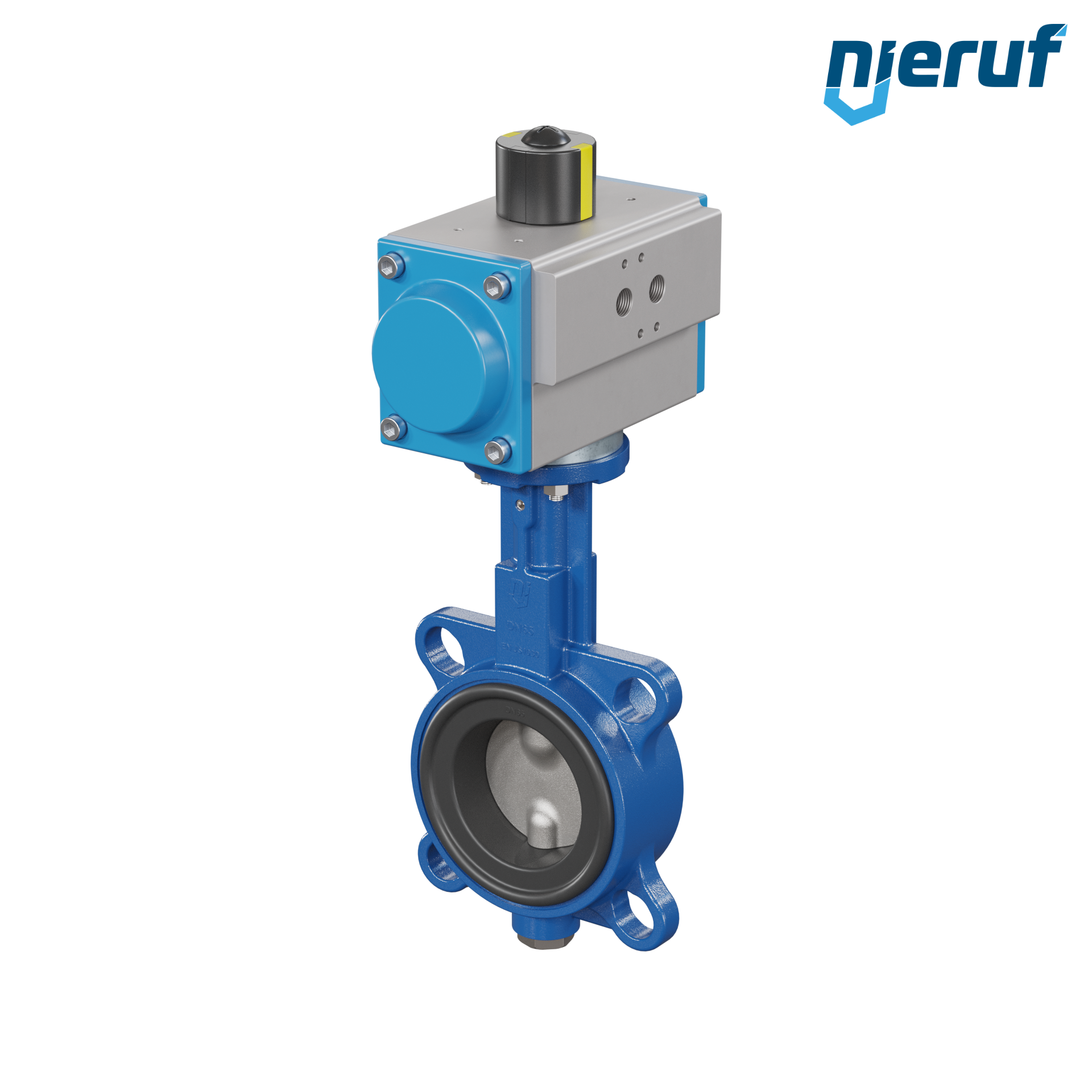 Butterfly valve DN 65 AK01 EPDM DVGW drinking water, WRAS, ACS, W270 pneumatic actuator double acting