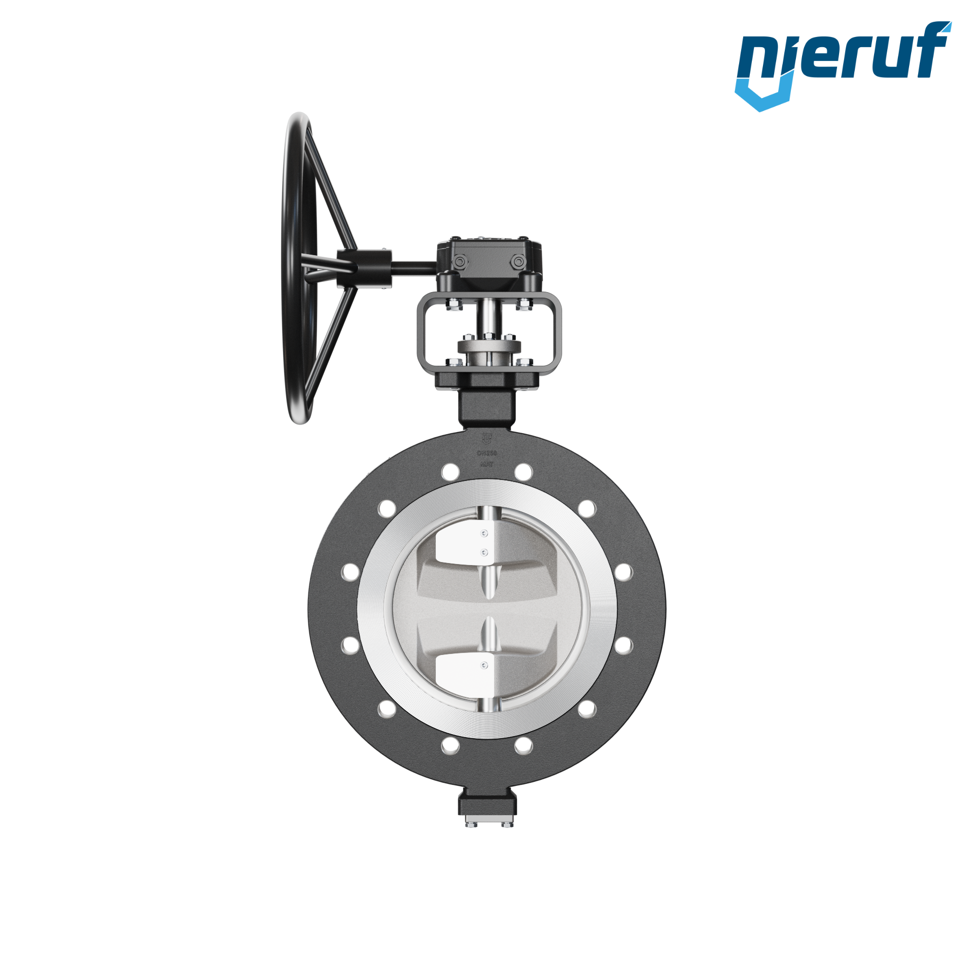 Double offset butterfly-valve AK12 DN 250 ANSI150 worm gear