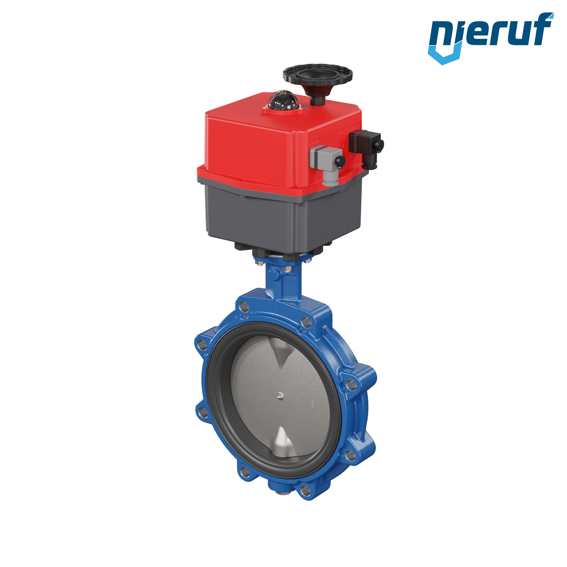 Butterfly valve DN 200 Lug type electric actuator 24-240V DVGW drinking water