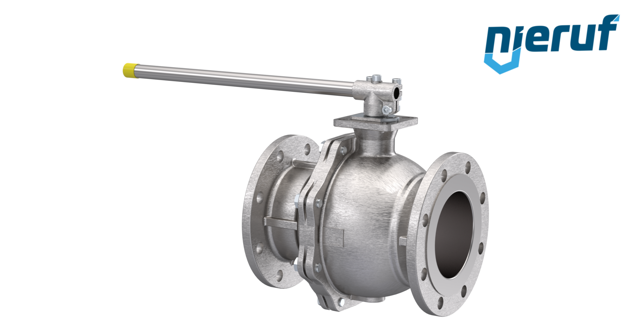 FDA flange ball valve FK05 DN150 PN16 made of stainless steel 1.4408