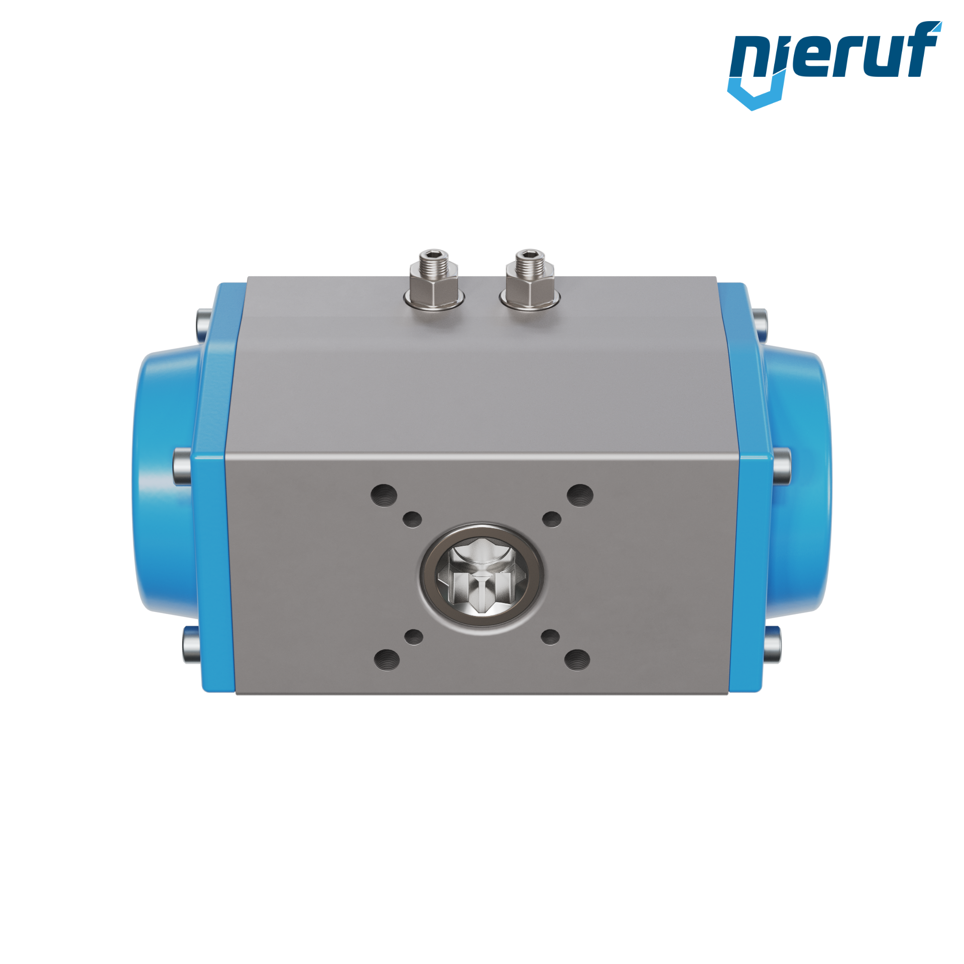 pneumatic actuator AN02 single acting, normally open high temperature version GS-075 90° with 10 springs