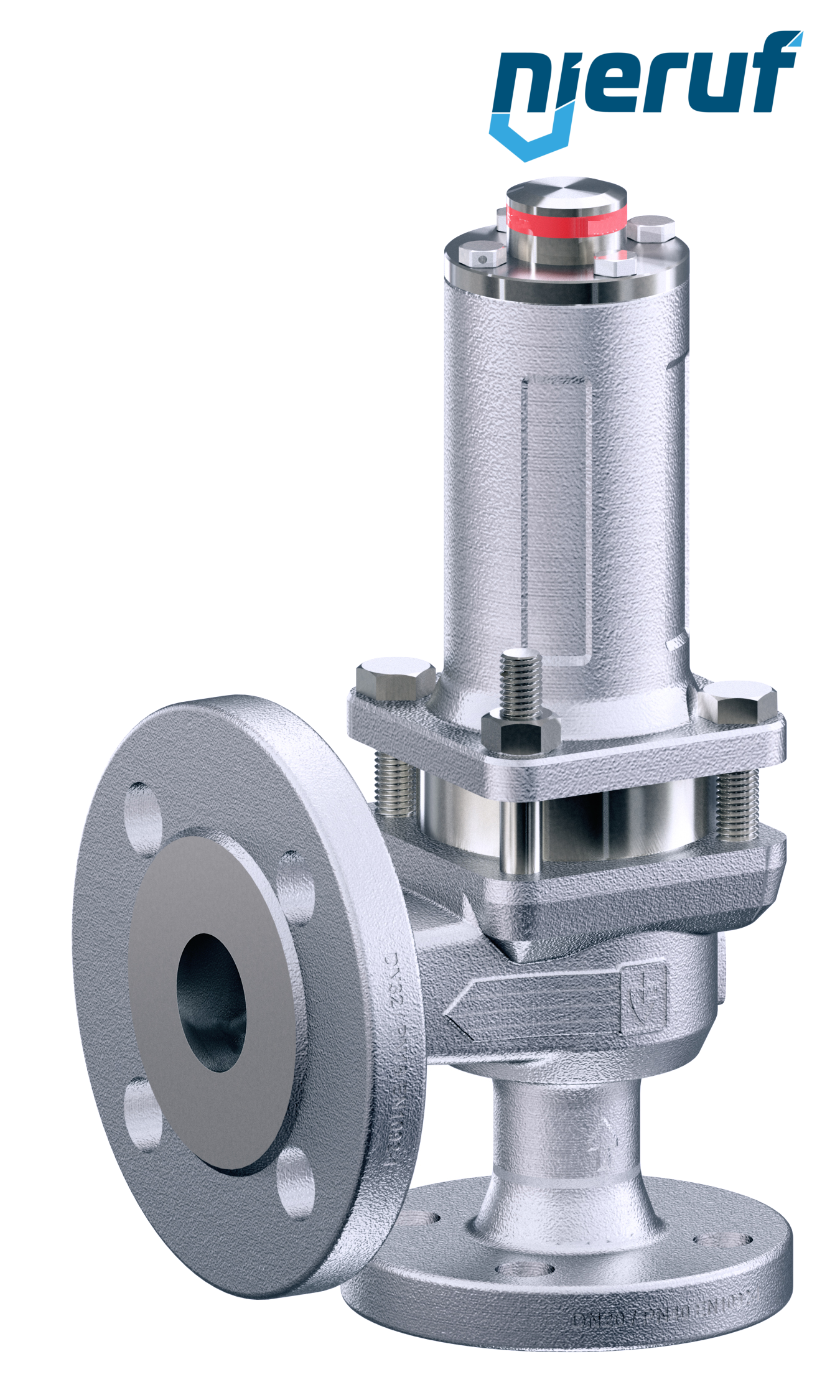 flange-safety valve DN80/DN125 SF04, stainless steel FKM, without lifting device