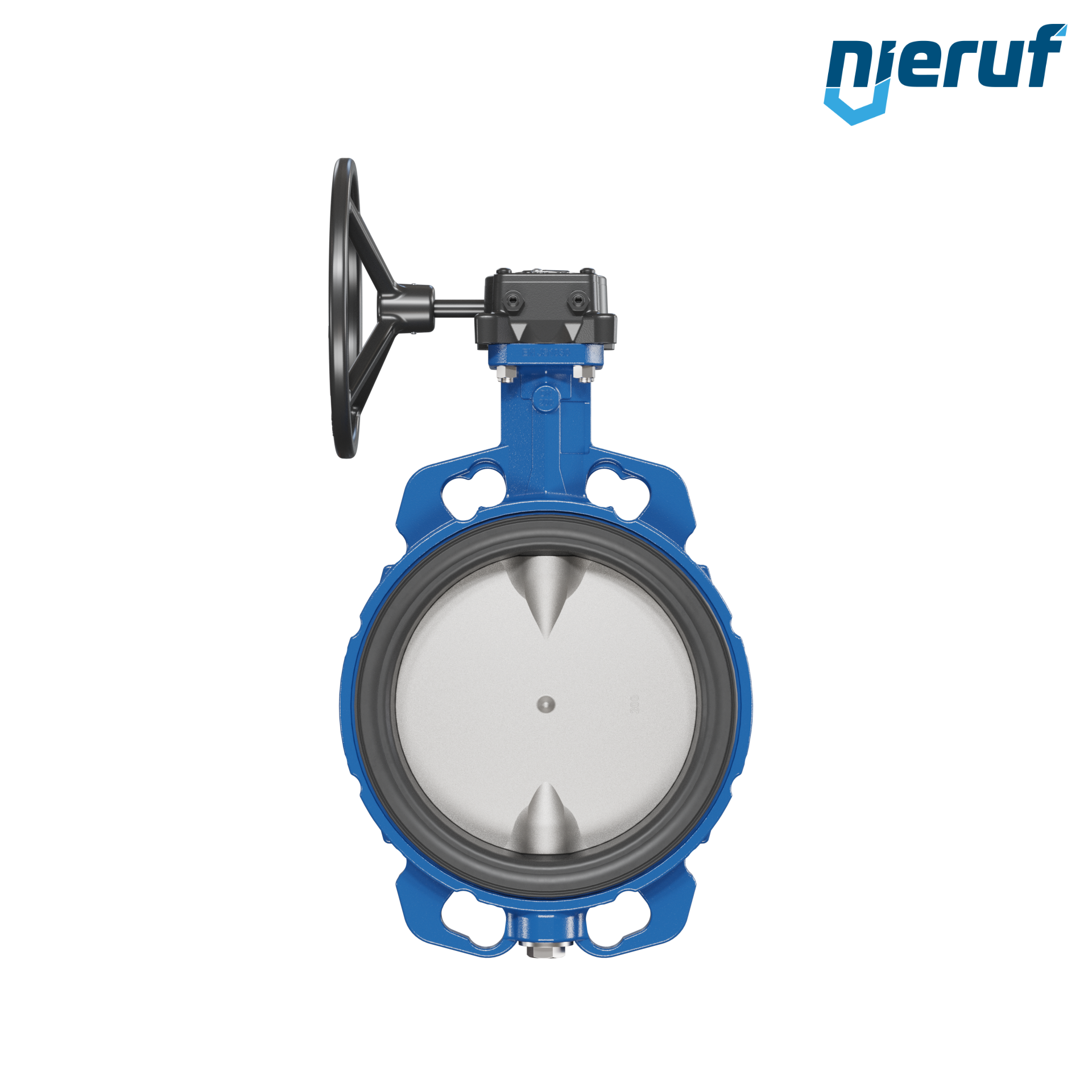 Butterfly valve DN 200 PN6-PN10-PN16 & ANSI150 AK01 FPM Worm gear