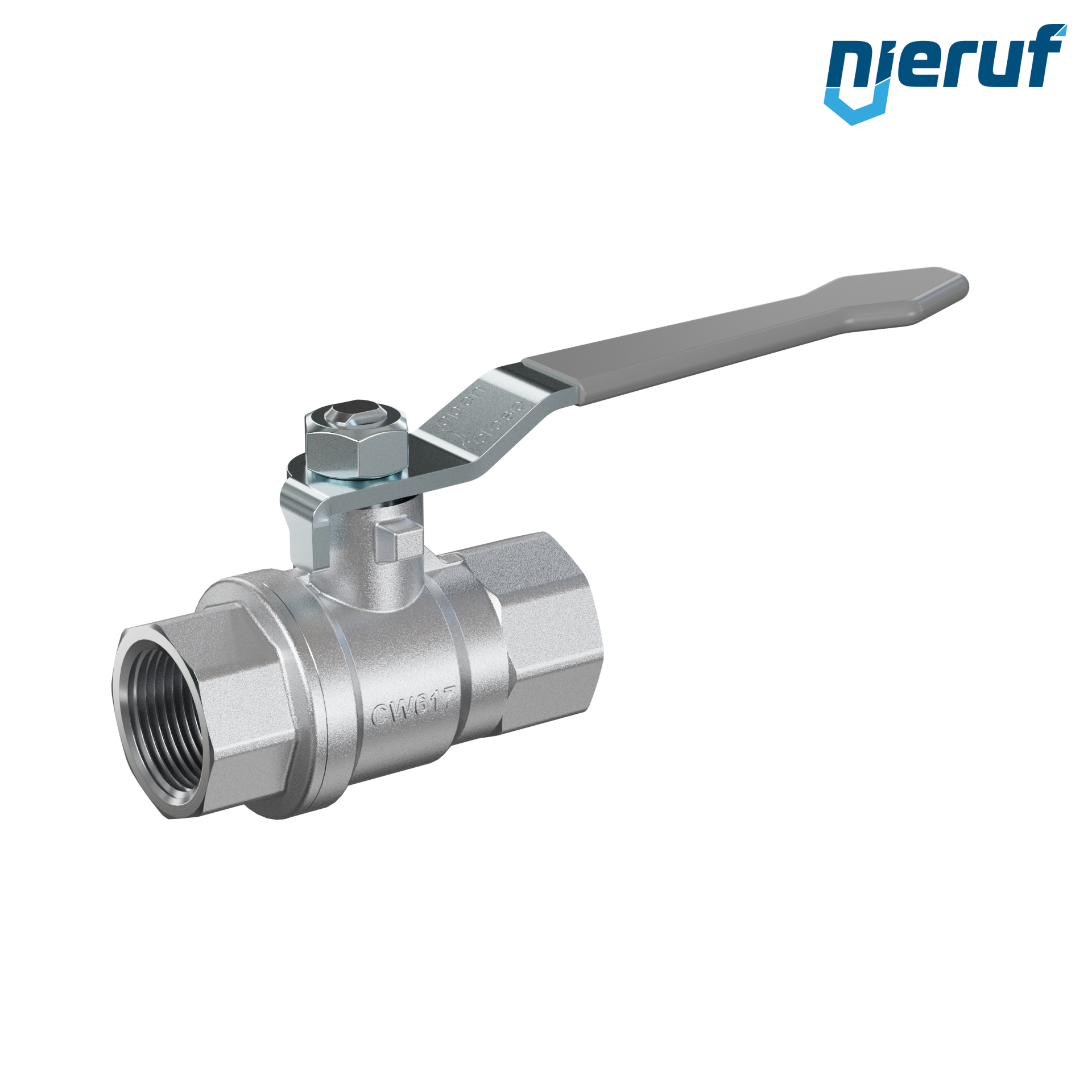 ball valve made of brass DN15 - 1/2" inch GK02 gas & water DVGW