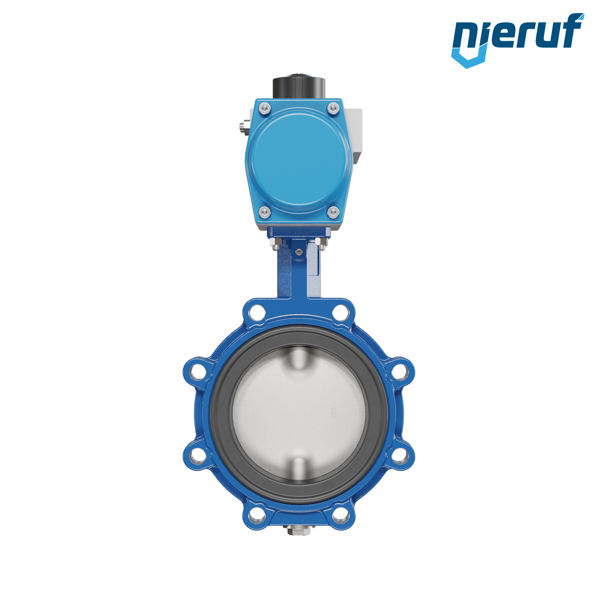 Butterfly valve DN 150 AK02 FPM pneumatic actuator double acting