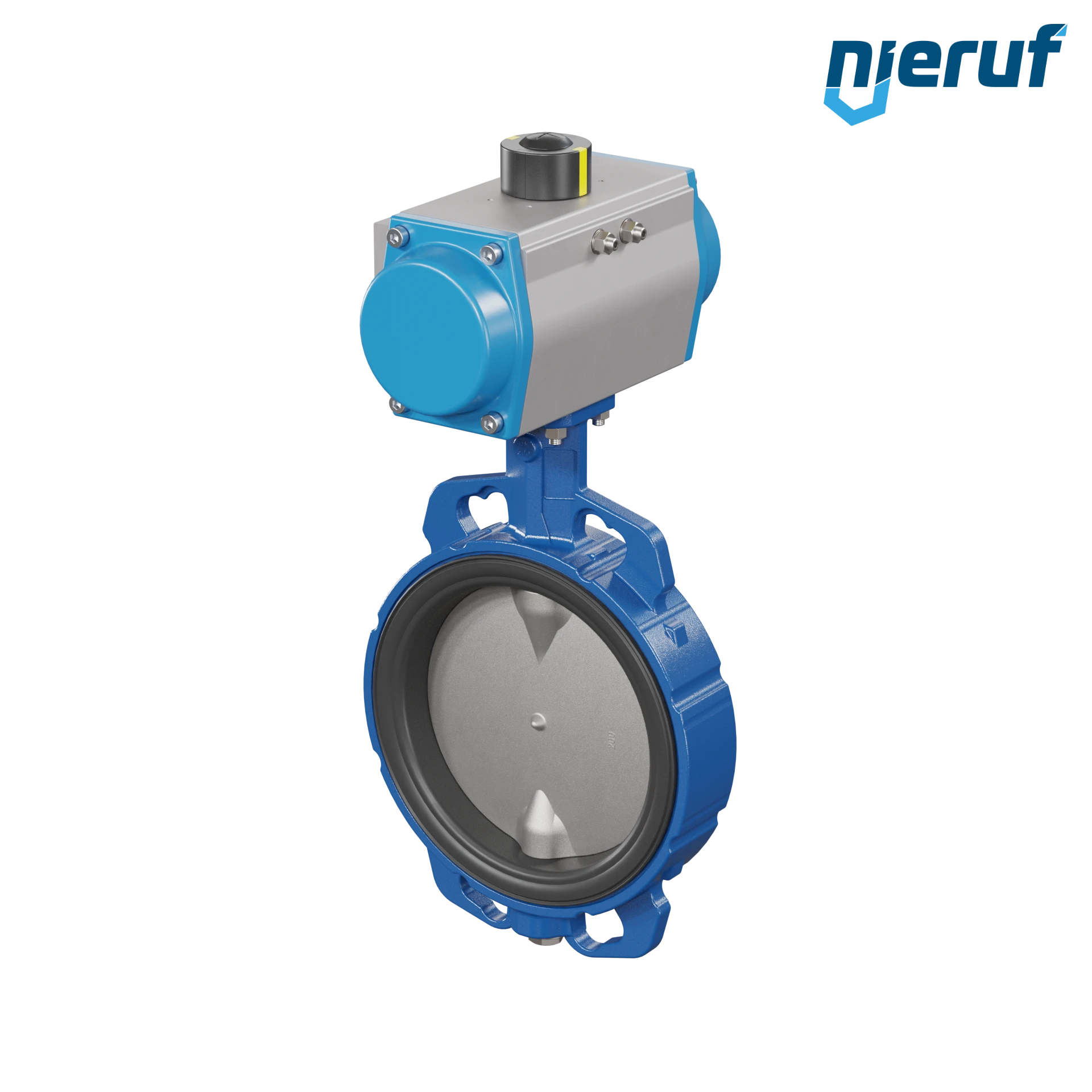 Butterfly valve DN 200 AK01 EPDM DVGW drinking water, WRAS, ACS, W270 pneumatic actuator double acting